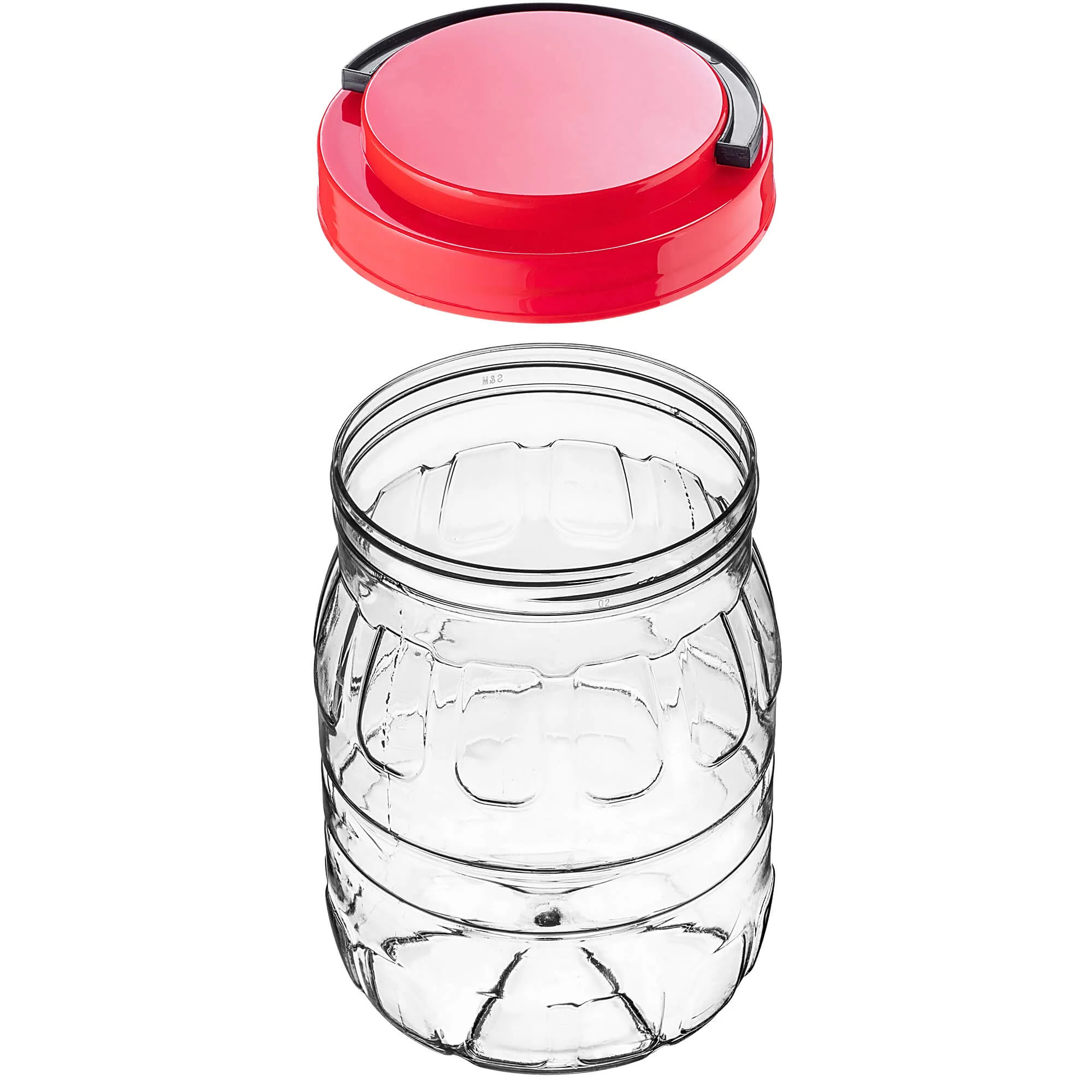 PET indeliai su užsukamu dangteliu ir rankena „Riccia universal“ 2 l, 2 vnt.