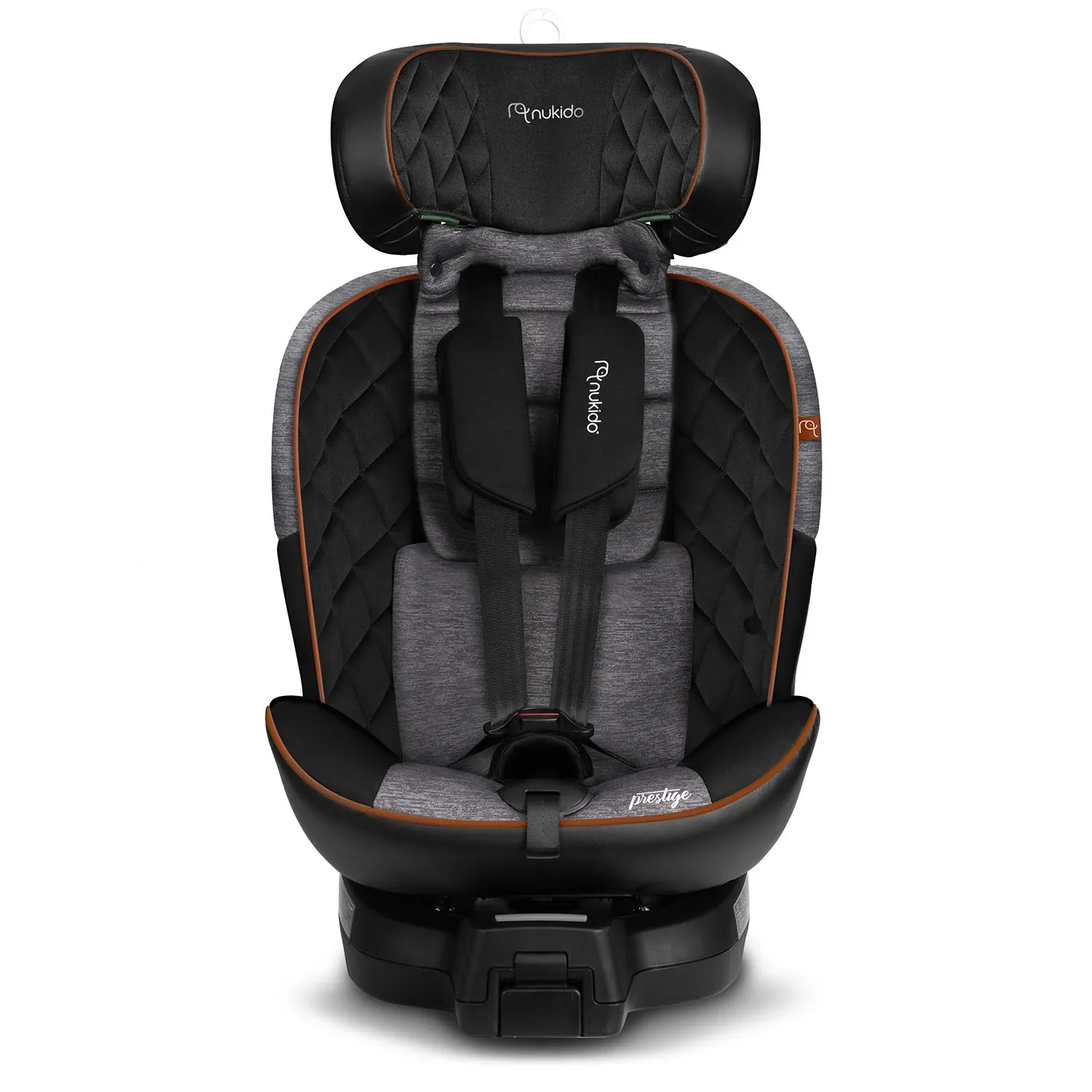 „Nukido Prestige Line“ juodos ir pilkos spalvos automobilinė kėdutė, 0-36 kg, su ISOFIX sistema - nuotrauka 1