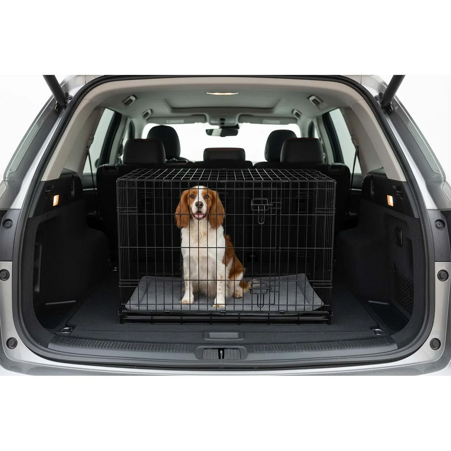 Metalinis šunų voljeras + guolis 91 x 57 x 62 cm PH-201 - nuotrauka 1