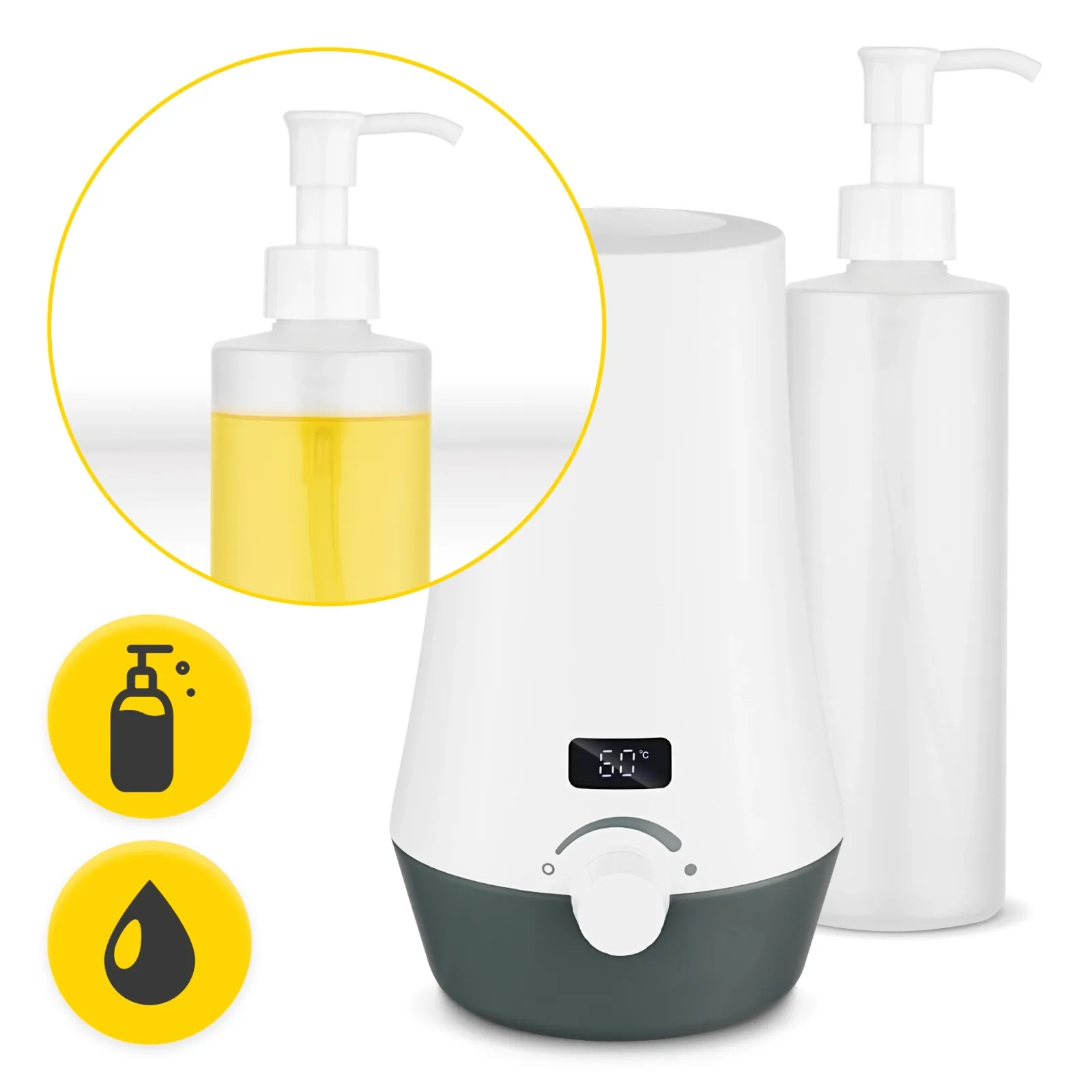 Elektrinis masažinio aliejaus šildytuvas