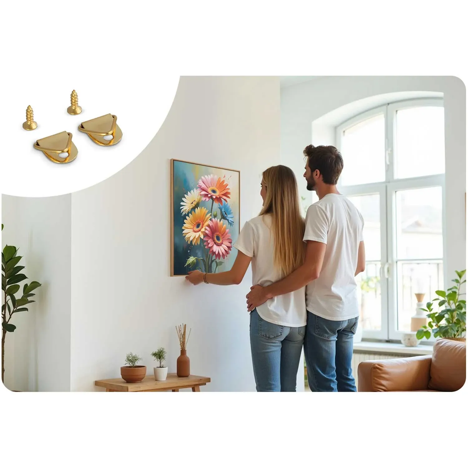 Paveikslas, tapytas skaičiais, 40x50 cm, Massido Flowers - nuotrauka 1