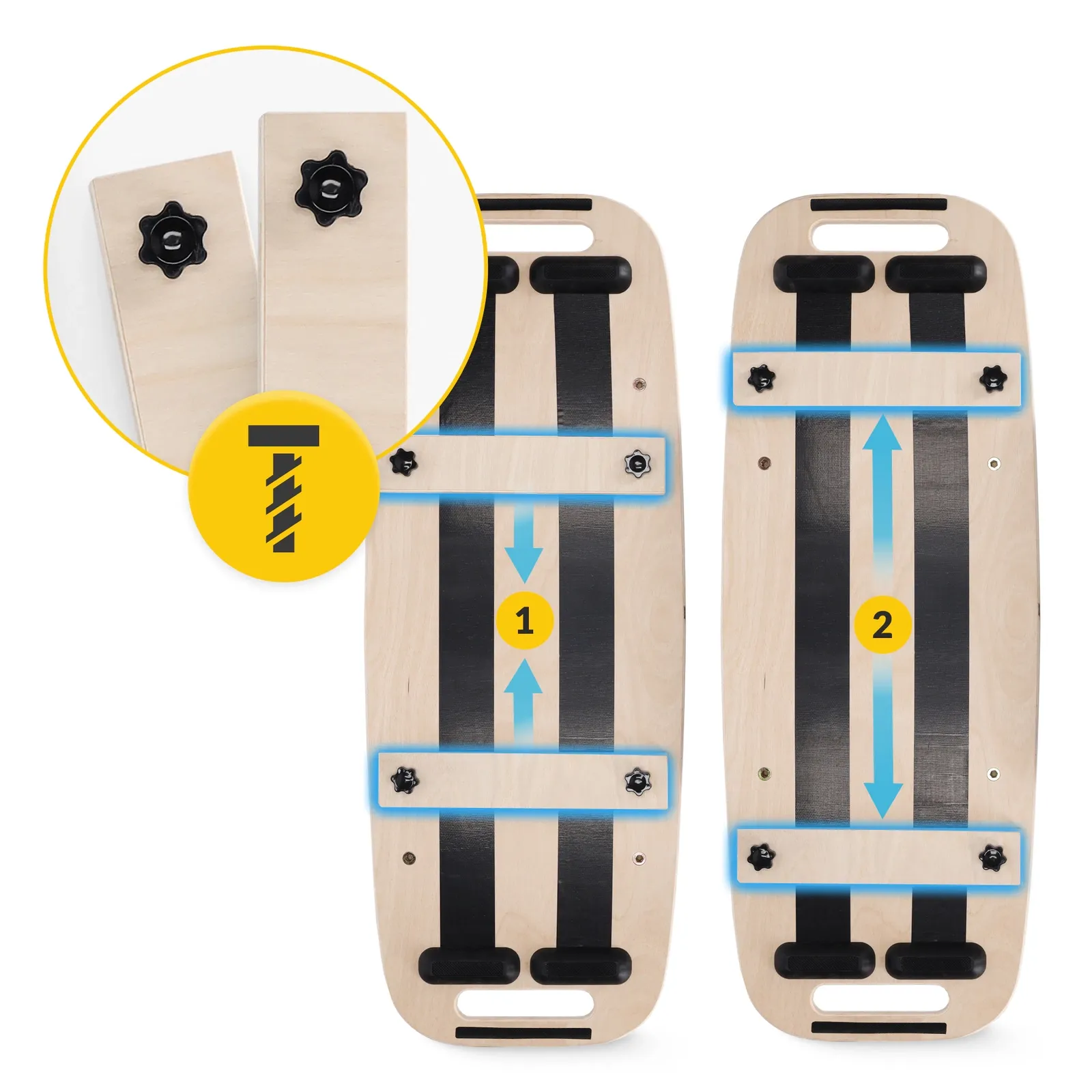 TRICKBOARD medinė balansavimo platforma