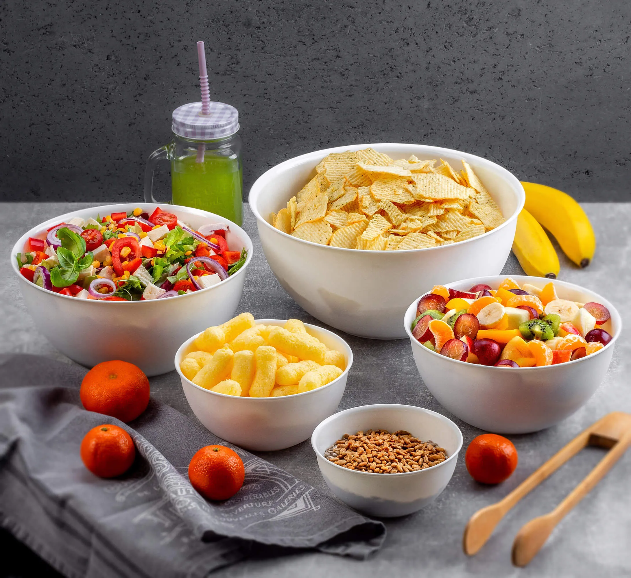 Musano 3L plastikinis virtuvinis dubuo, kreminės spalvos