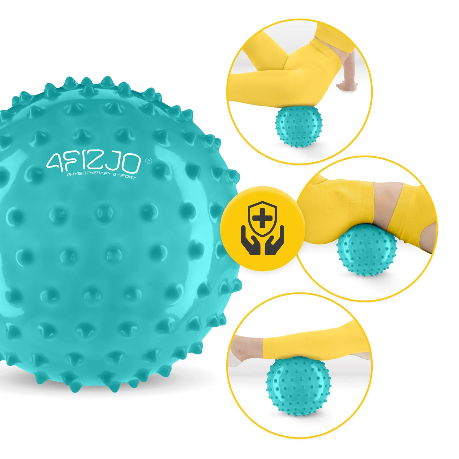 Reabilitacijos kamuolys su dygliais