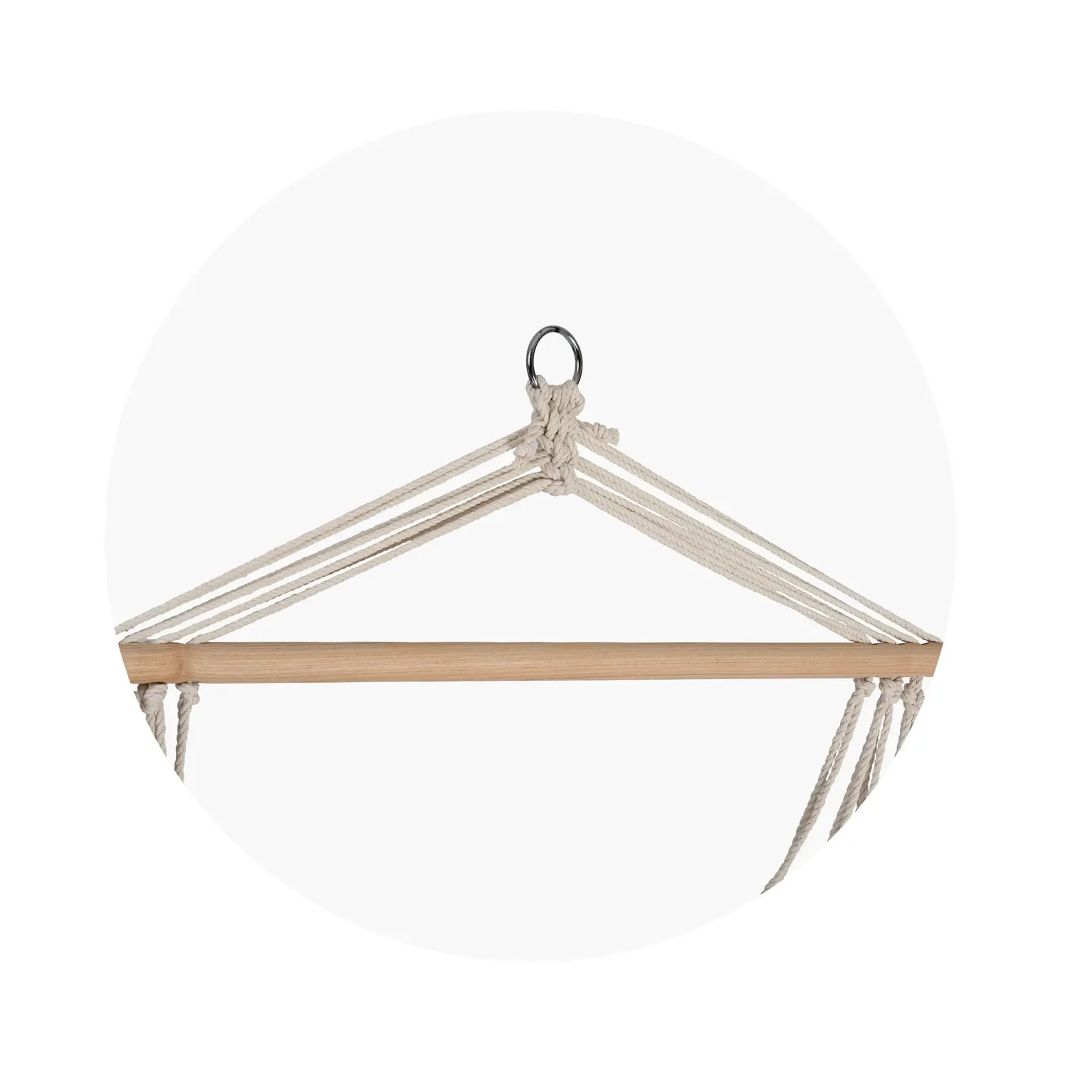 Lagos pakabinama kėdė smėlio spalvos - nuotrauka 1