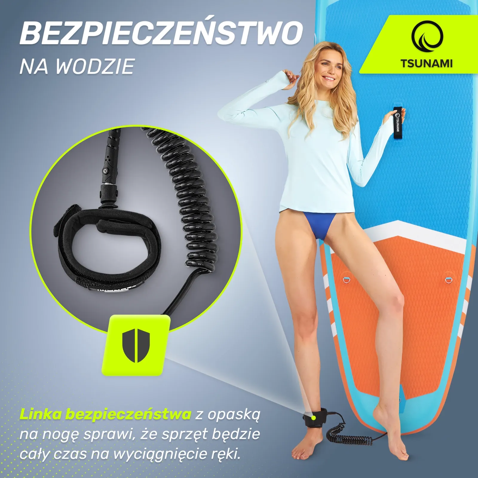SUP TSUNAMI irklentė 320 cm T02