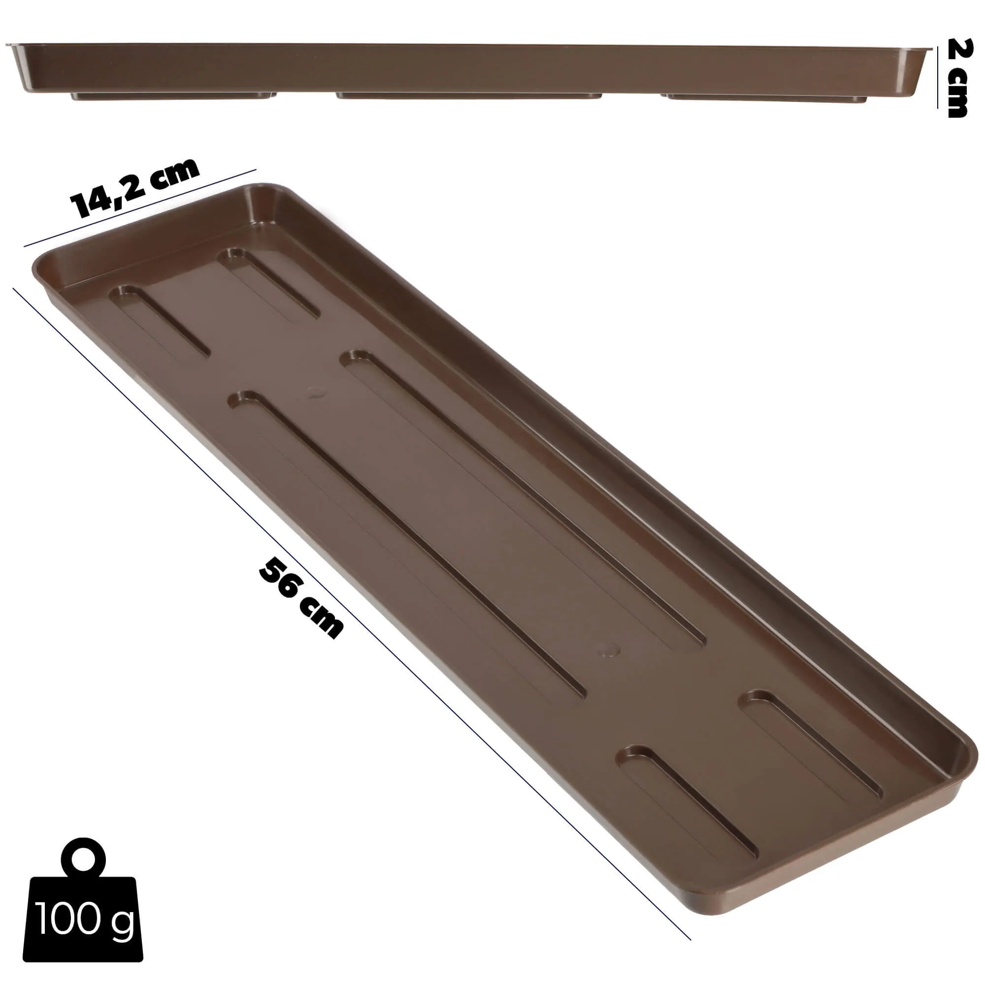 Gėlių vazono lėkštutė 60 cm