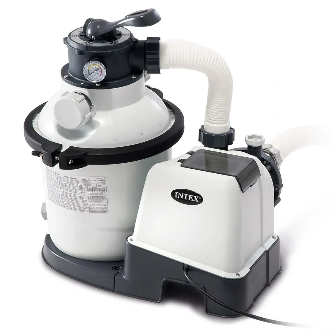 Smėlio filtro pompa 7900 l/h INTEX 26646 + 25 kg smėlio - nuotrauka 1