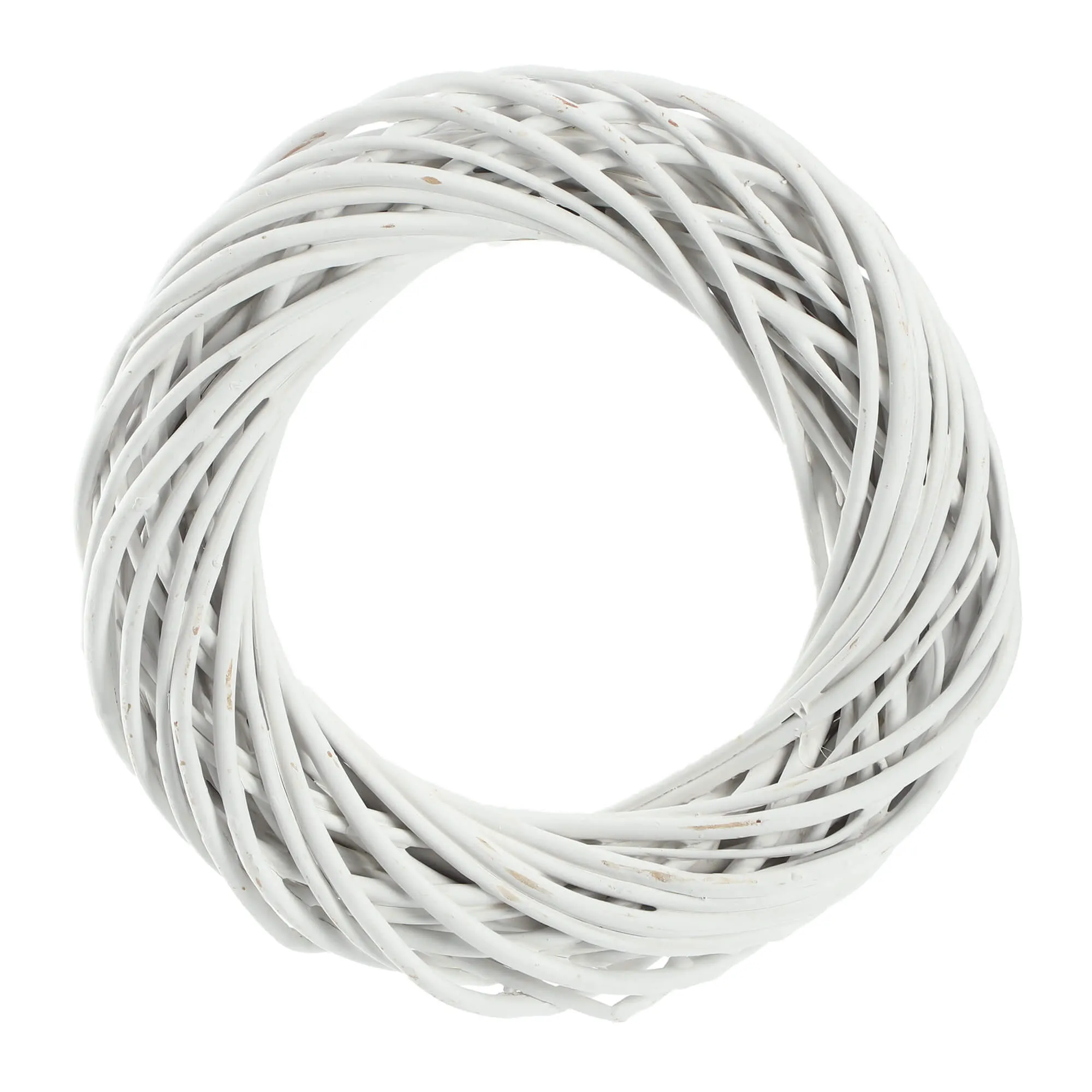 Berno vytelių vainikas 40 cm, baltas