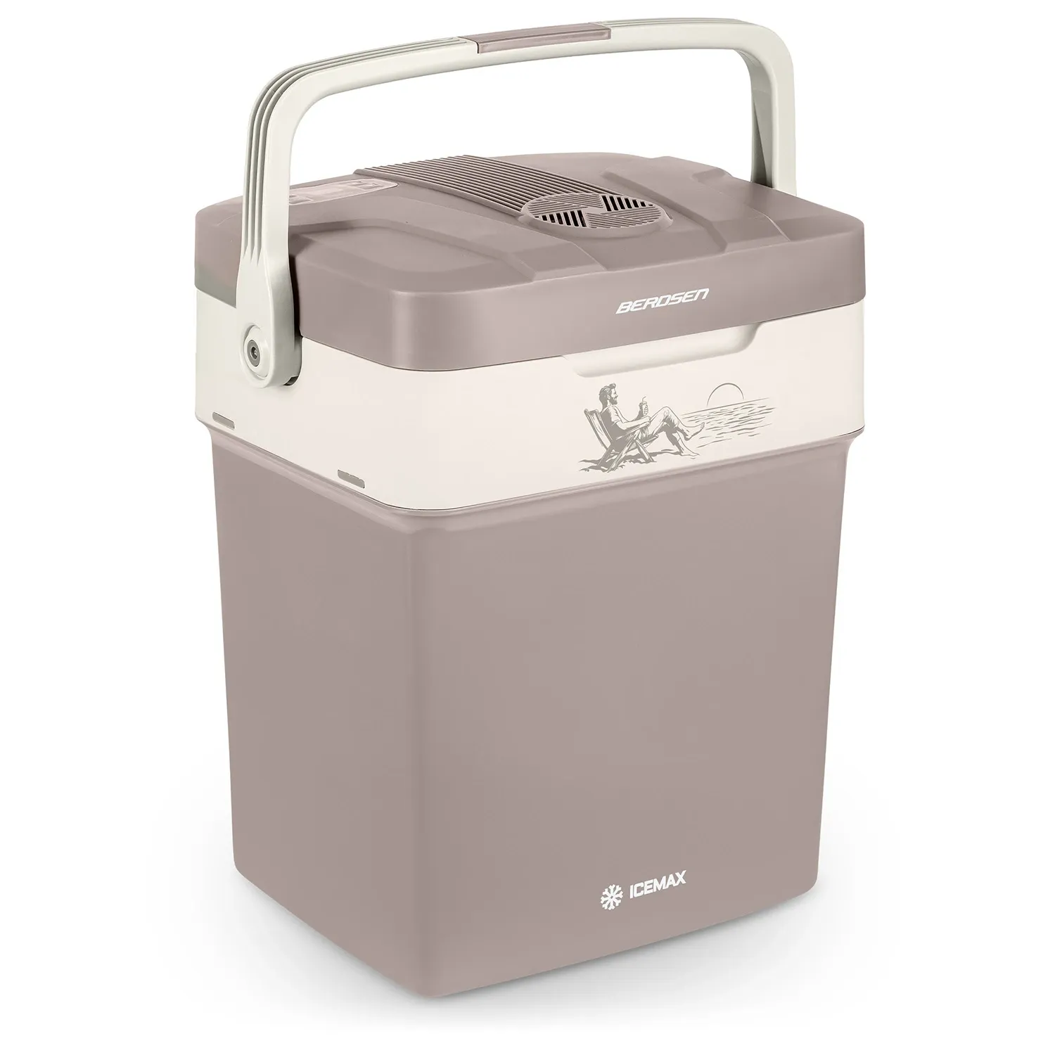 Berdsen Icemax 29 litrų ECO režimo šaldytuvas - tamsiai pilkas - nuotrauka 1