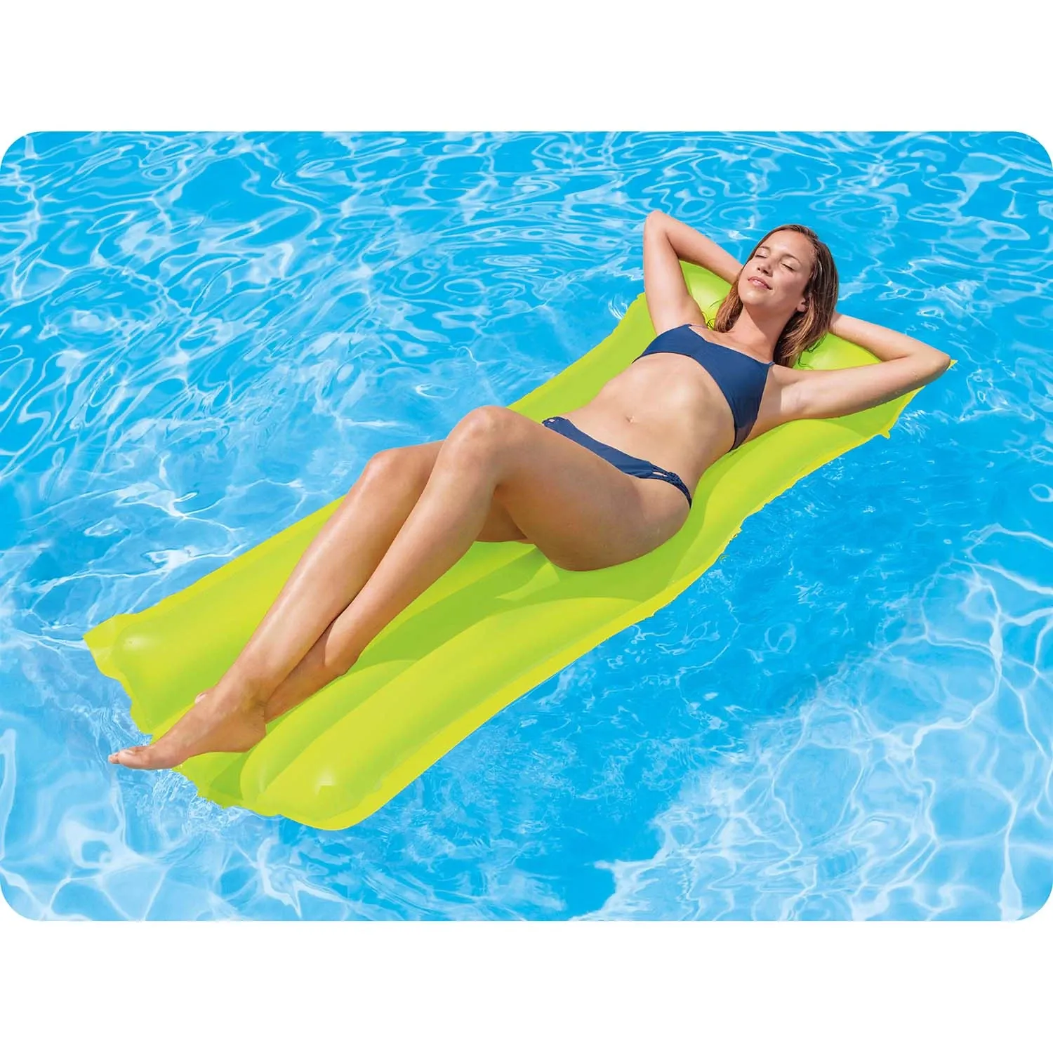 Intex 59717 geltonas plaukimo čiužinys - nuotrauka 1