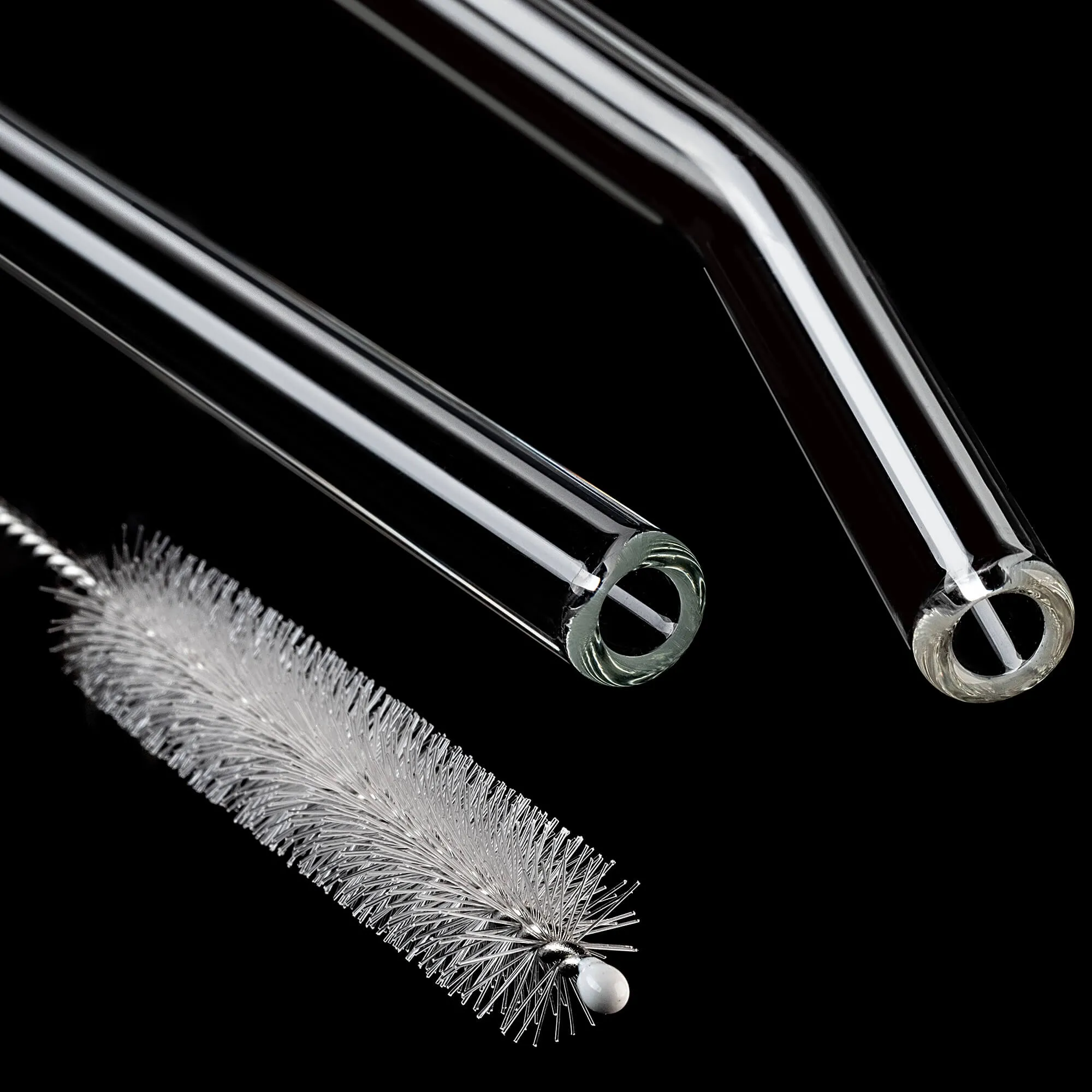 Archi borosilikatinio stiklo vamzdeliai 20 cm 4 vnt. + valiklis