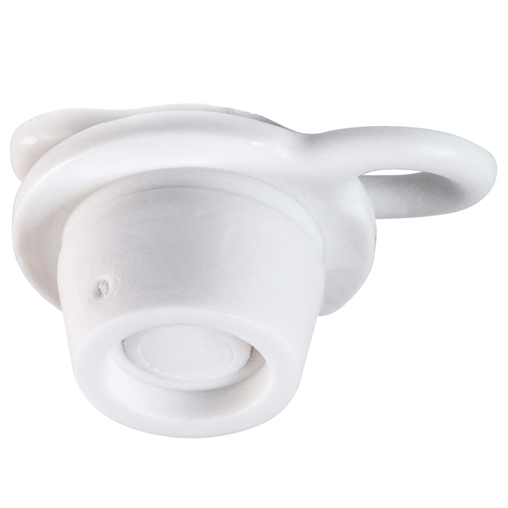 Silvi fermentacijos kamštis su baltu kamščiu