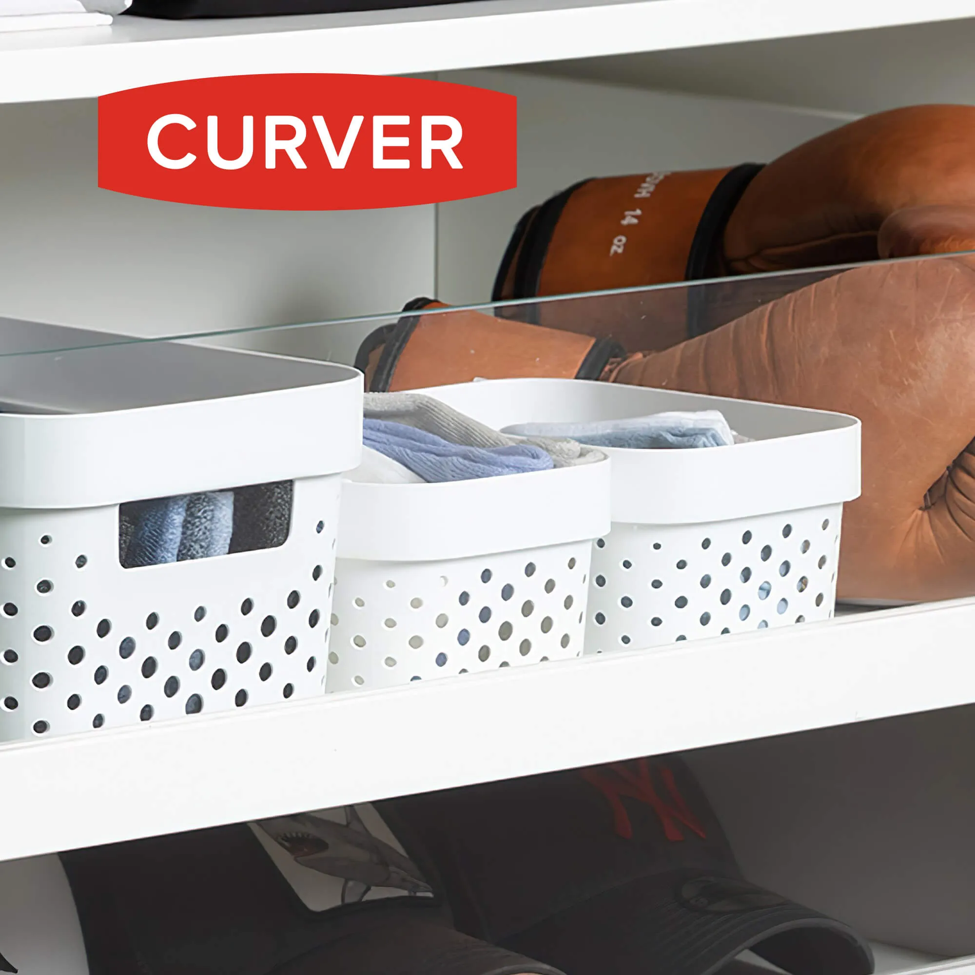 „Curver Infinity“ perdirbtas 1,4 l laikymo indas, baltas