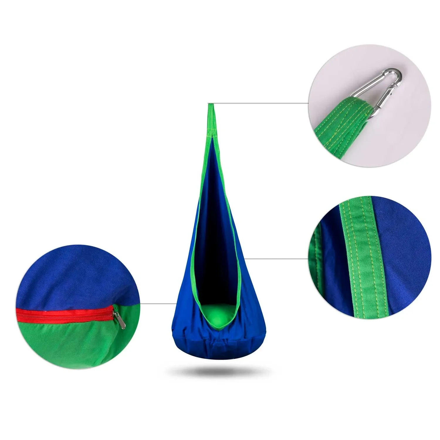 „Cocoon“ pakabinama kėdė „Neo-Sport“ mėlyna - nuotrauka 1