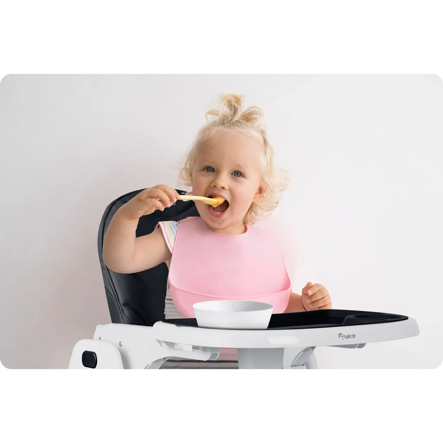 Nukido Tulo maitinimo kėdutė juoda - nuotrauka 1