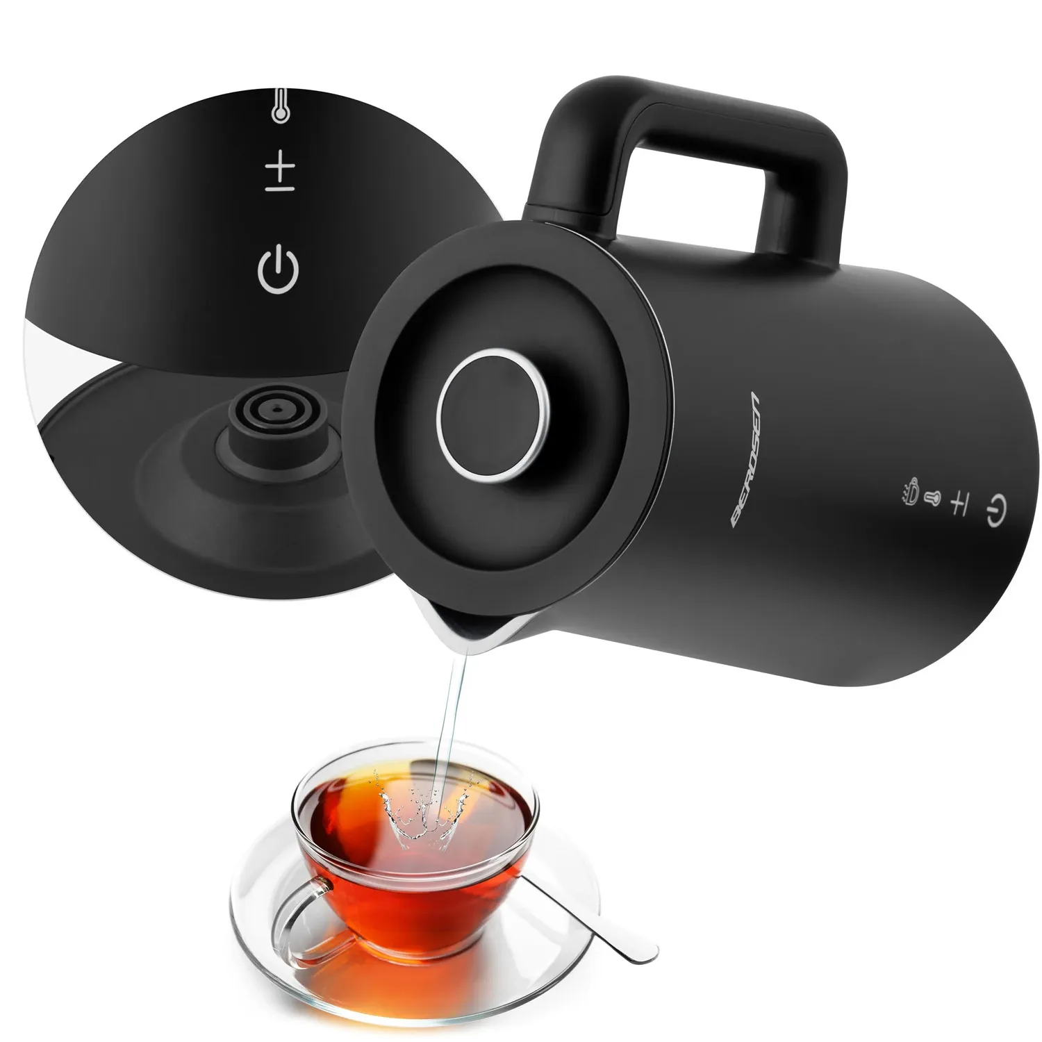 Berdsen BD-709 elektrinis virdulys 1,7 l juodas - nuotrauka 1