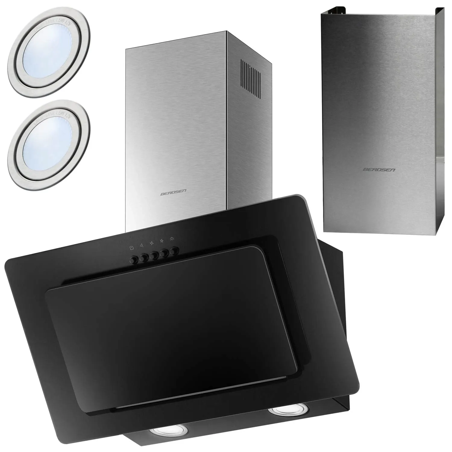 Berdsen BT-210 60 cm kamino gartraukis, juodas - nuotrauka 1