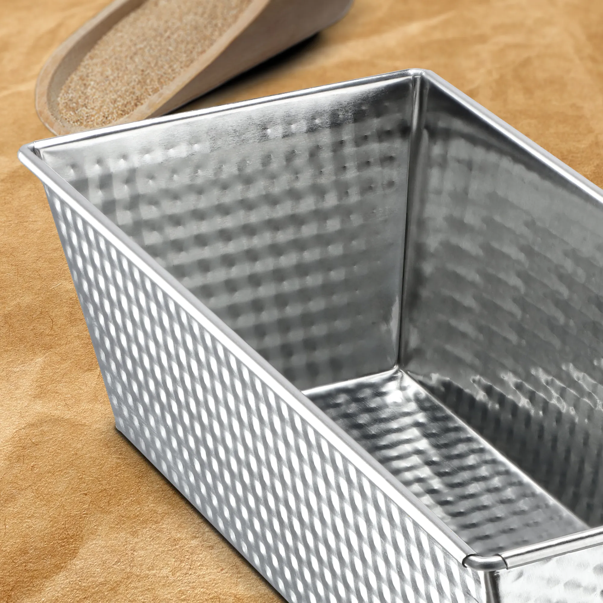 Vokinių kepimo formų rinkinys 25 + 30 + 35 cm, sidabrinės spalvos