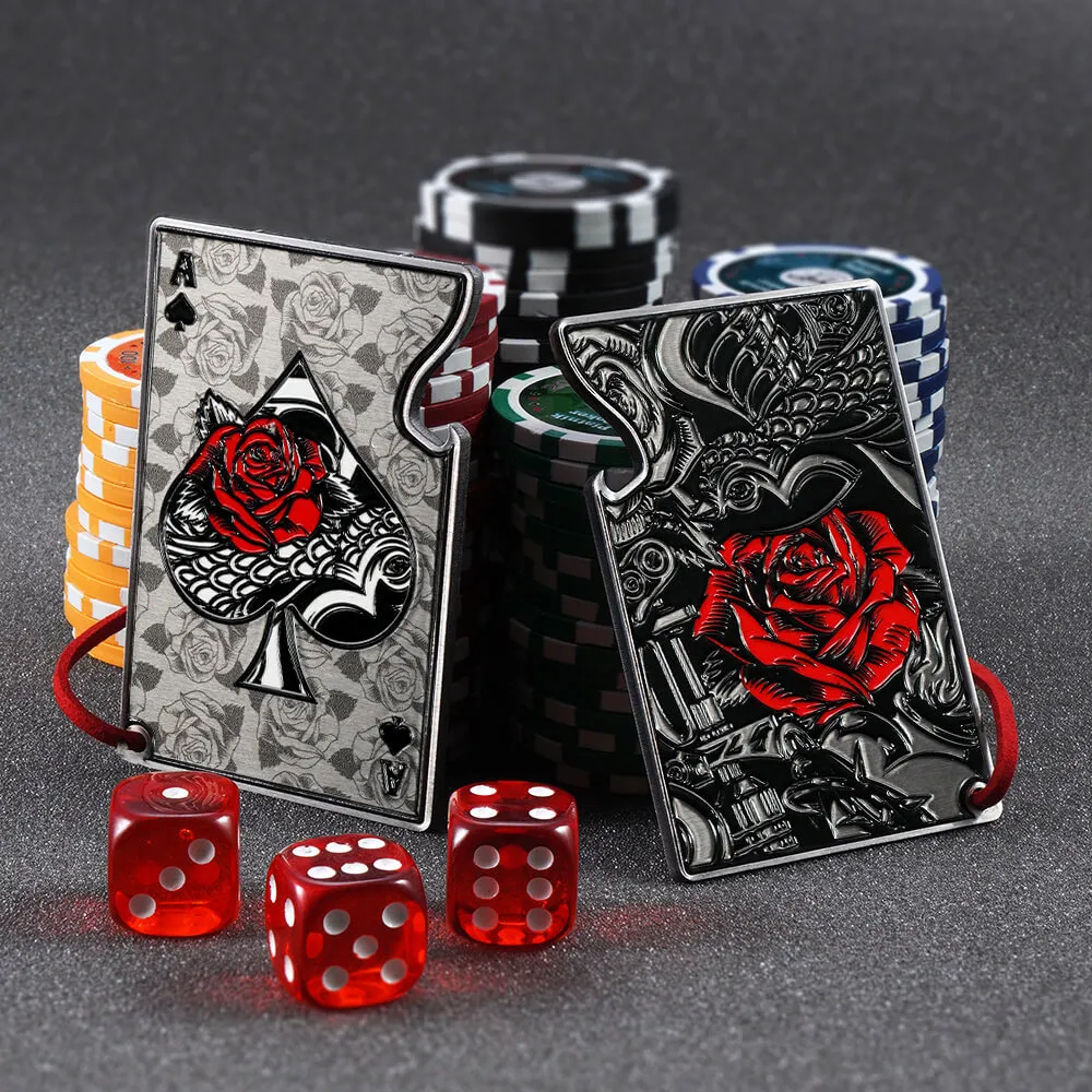 Banon butelių atidarytuvas 8 cm, juodos ir raudonos spalvos, kastuvas