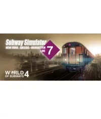 World of Subways 4 – New York Line 7 (PC) (klucz STEAM) - „World of Subways“ serija asmeniniams kompiuteriams pristato vienus įdomiausių pasaulio metro maršrutų