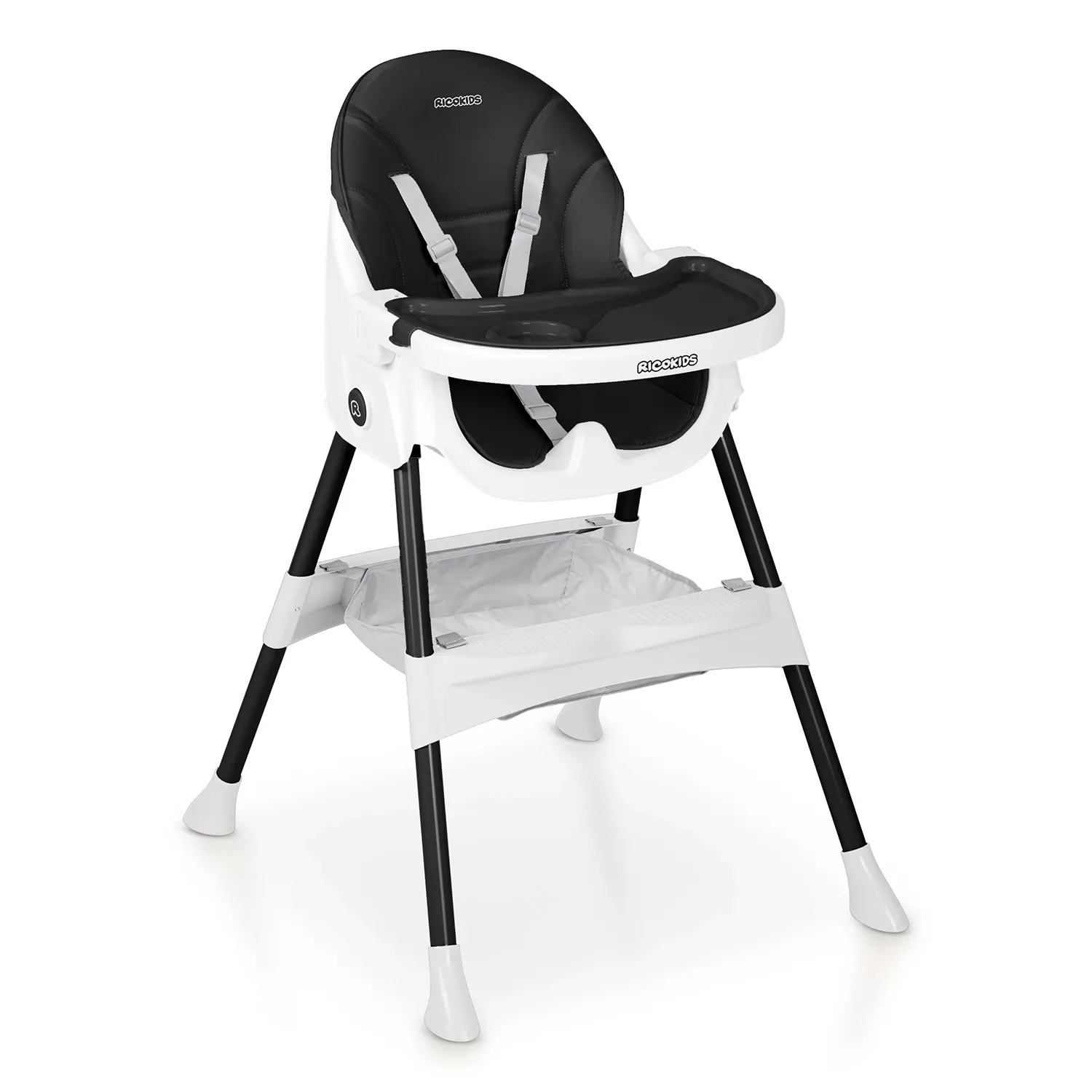 Ricokids Mani maitinimo kėdutė, juoda - nuotrauka 1