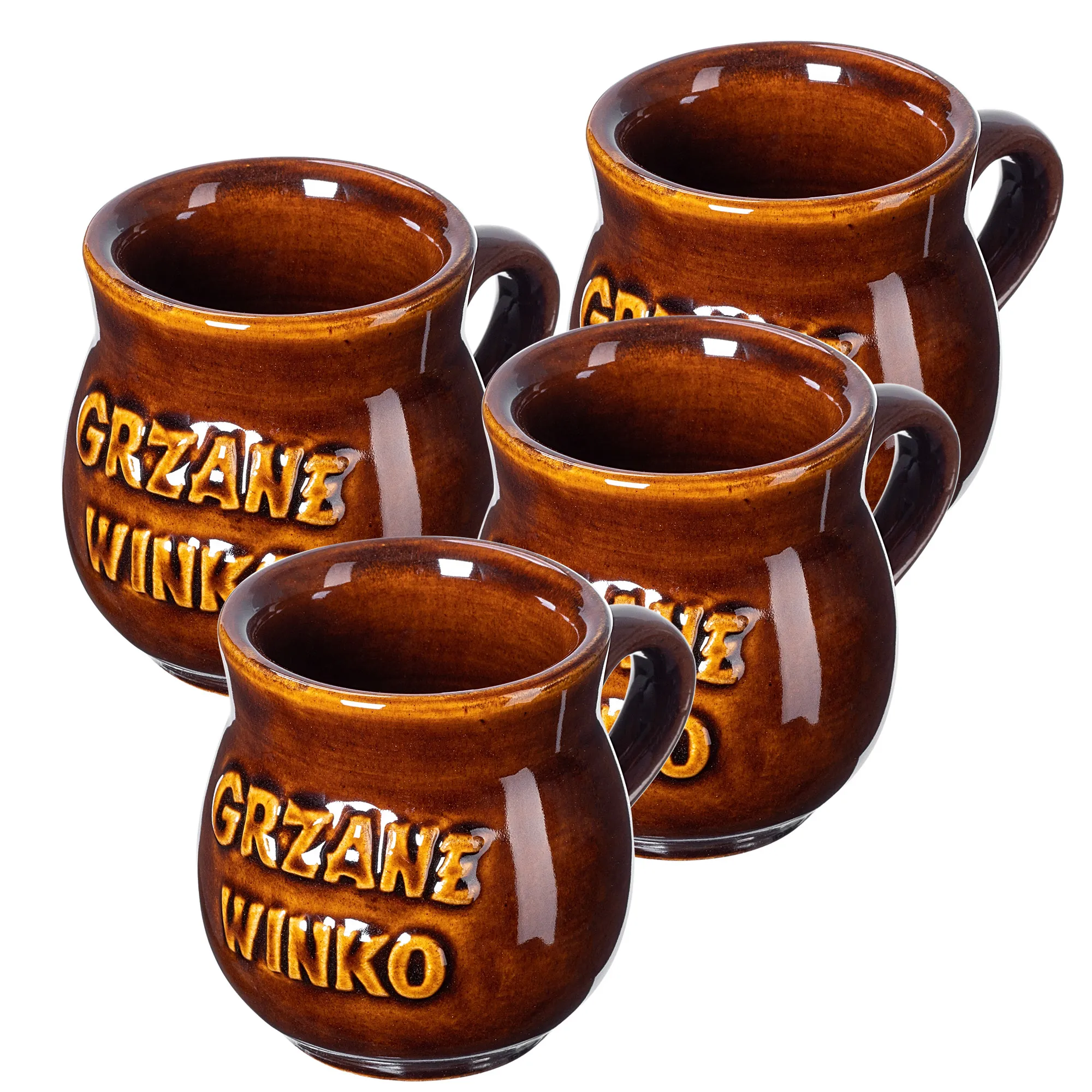 Olympia keramikos karšto vyno rinkinys su užrašais