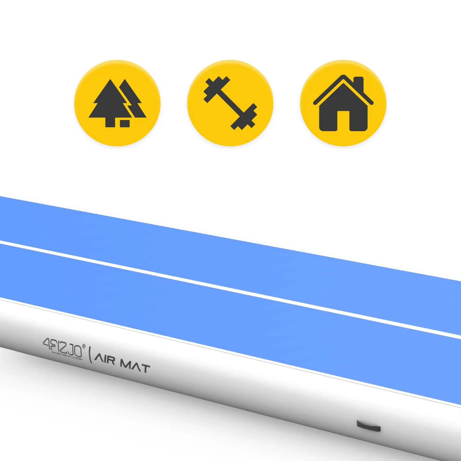 Akrobatinis takelis „AIR MAT PRO“ 12 x 2 x 0