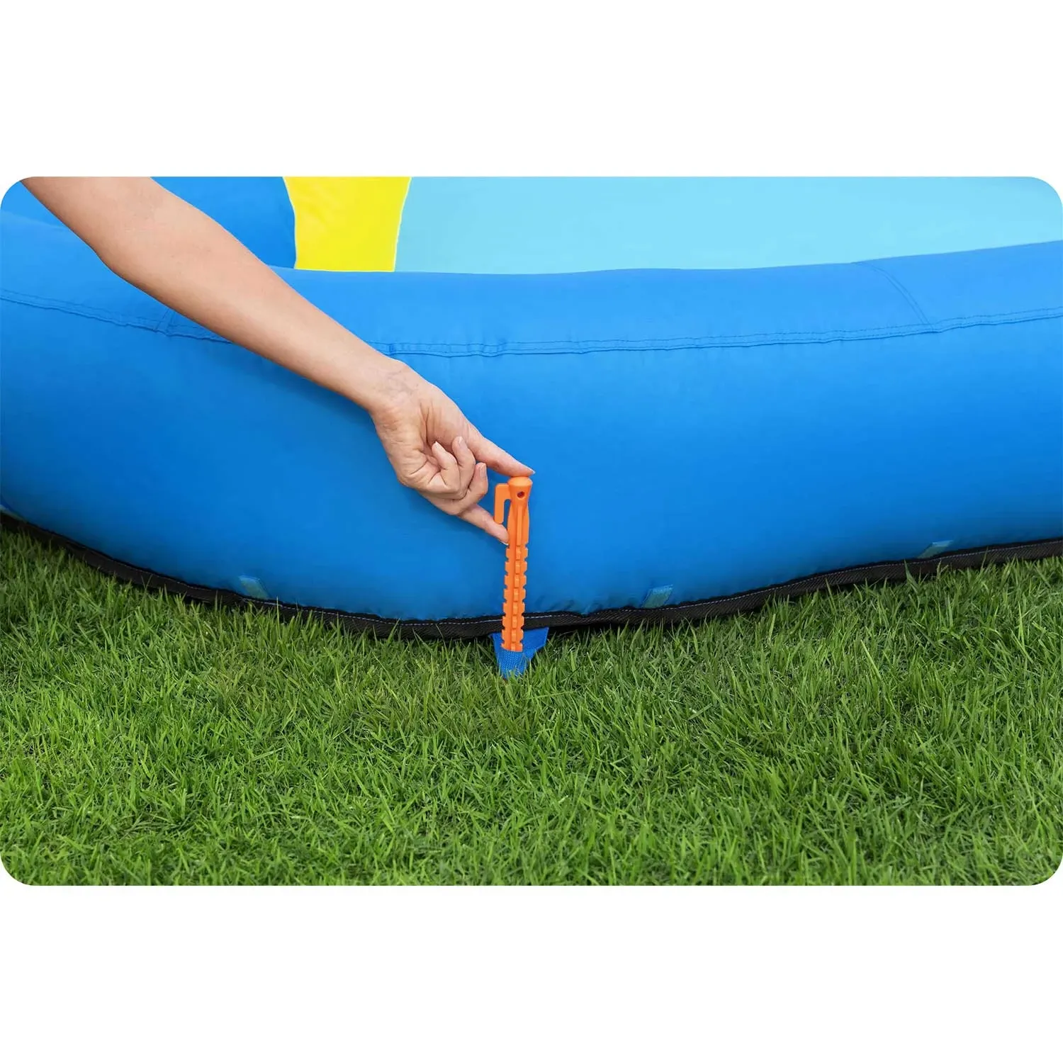 Pripučiama žaidimų aikštelė „Mega Park“, 435 x 286 x 267 cm, „Bestway 53478“. - nuotrauka 1