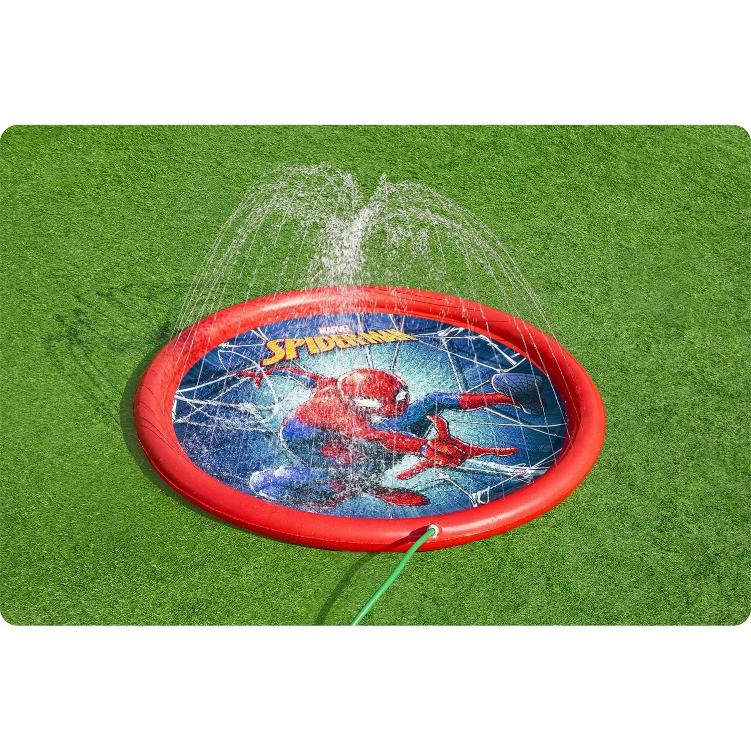Pripučiamas vaikų baseinas su Žmogaus-voro fontanu, 165 cm, Bestway 98792 - nuotrauka 1