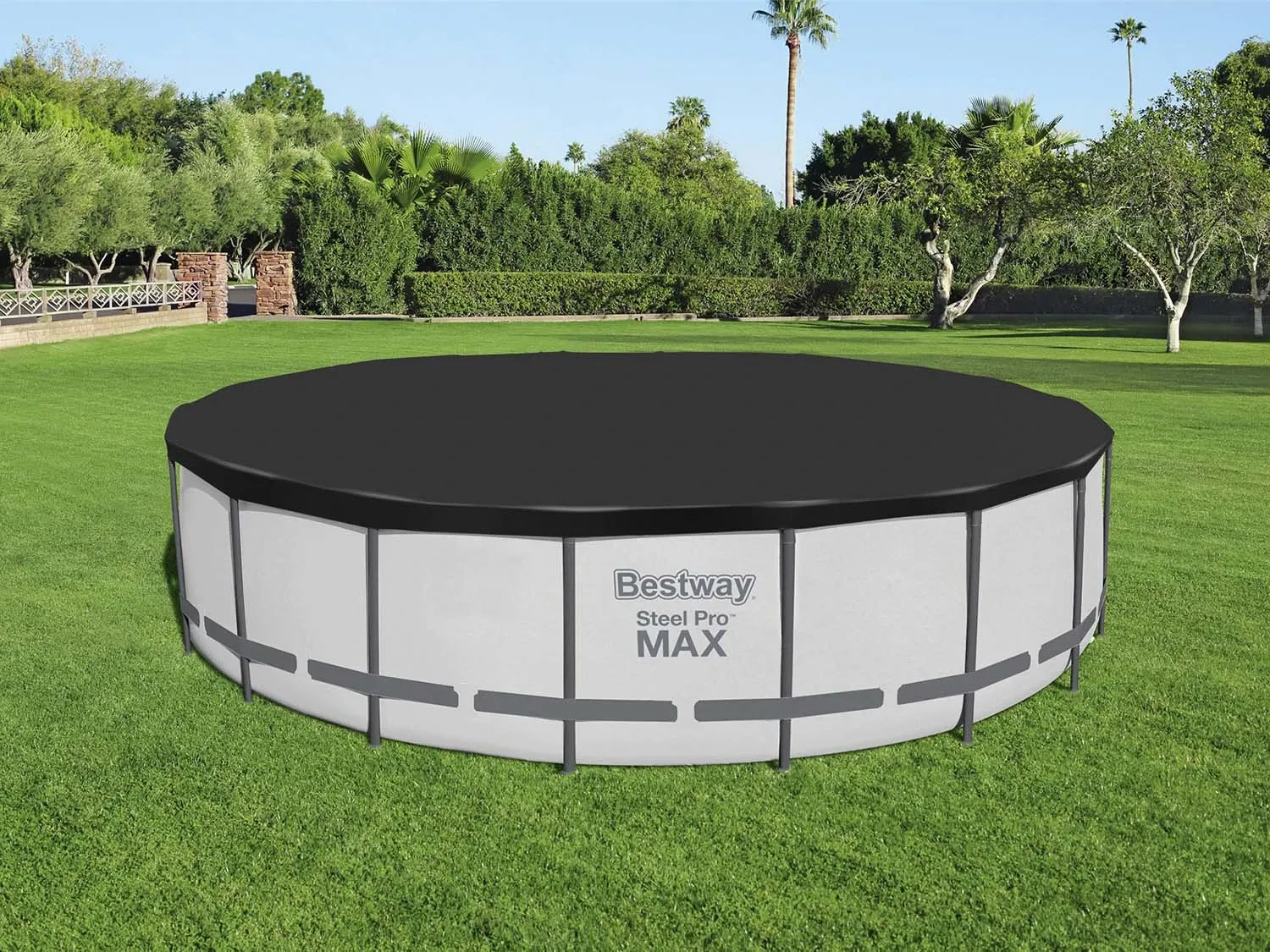 549 cm „Bestway 58039“ karkasinio baseino uždangalas - nuotrauka 1