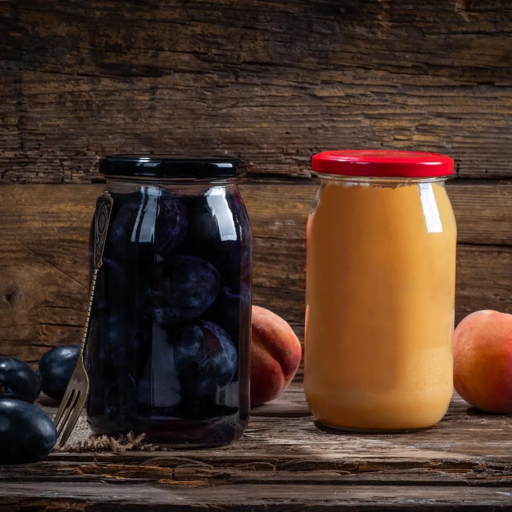 Metaliniai dangteliai „Valsta“ stiklainiams, 10 vnt., 66 mm skersmens, juodi