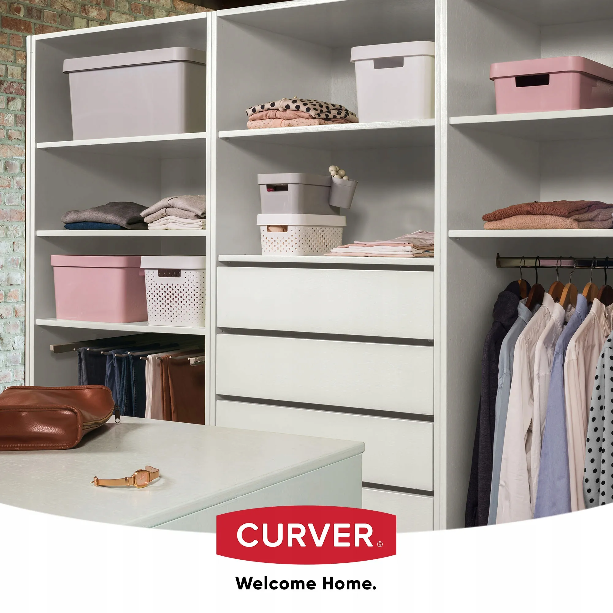 „Curver Infinity“ 45 l laikymo konteineris su dangčiu, pilkas