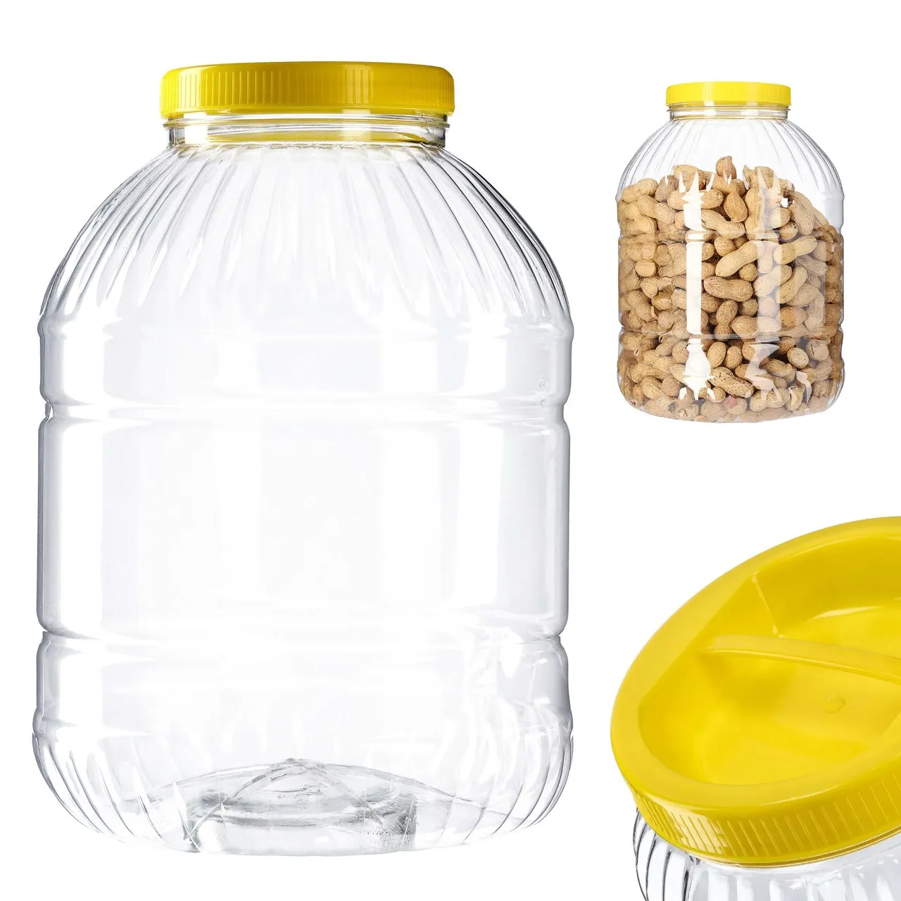 Plastikinis indas agurkams su dangteliu, 5 l