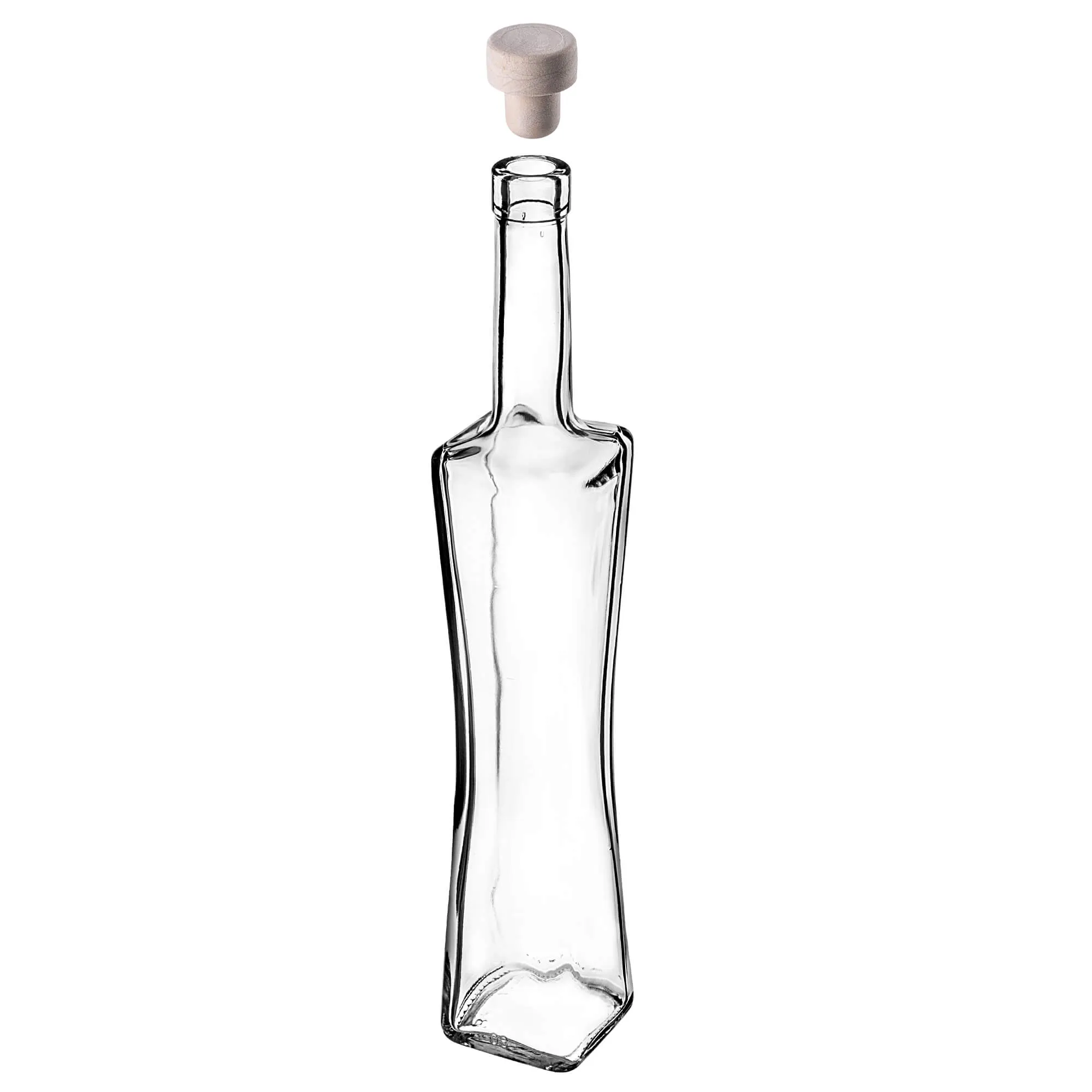 Quadra butelis 500 ml su sintetiniu kamščiu 5 vnt.