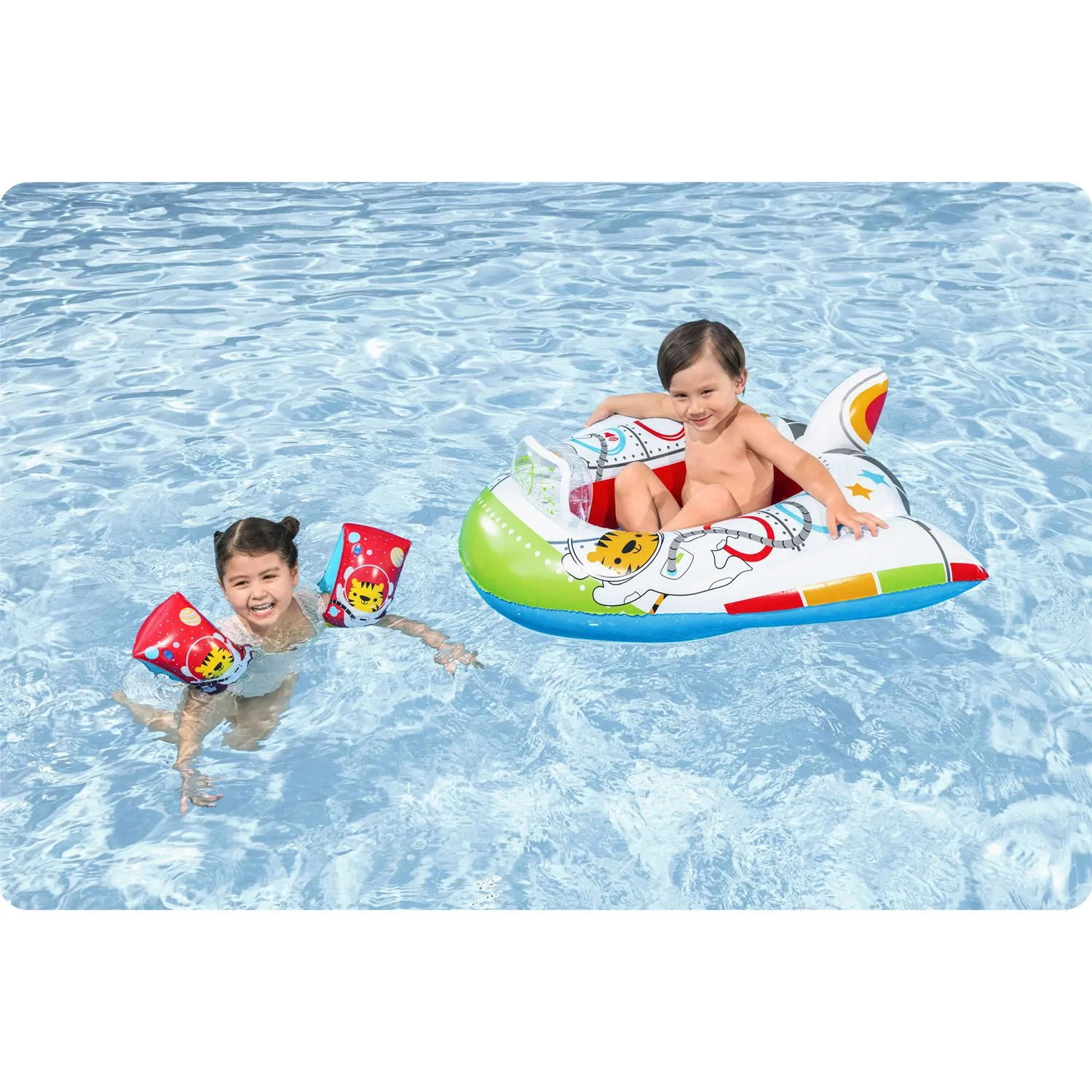 Vaikiškos plaukimo rankovės „Tiger“ 30 x 15 cm „Bestway 32102“ - nuotrauka 1