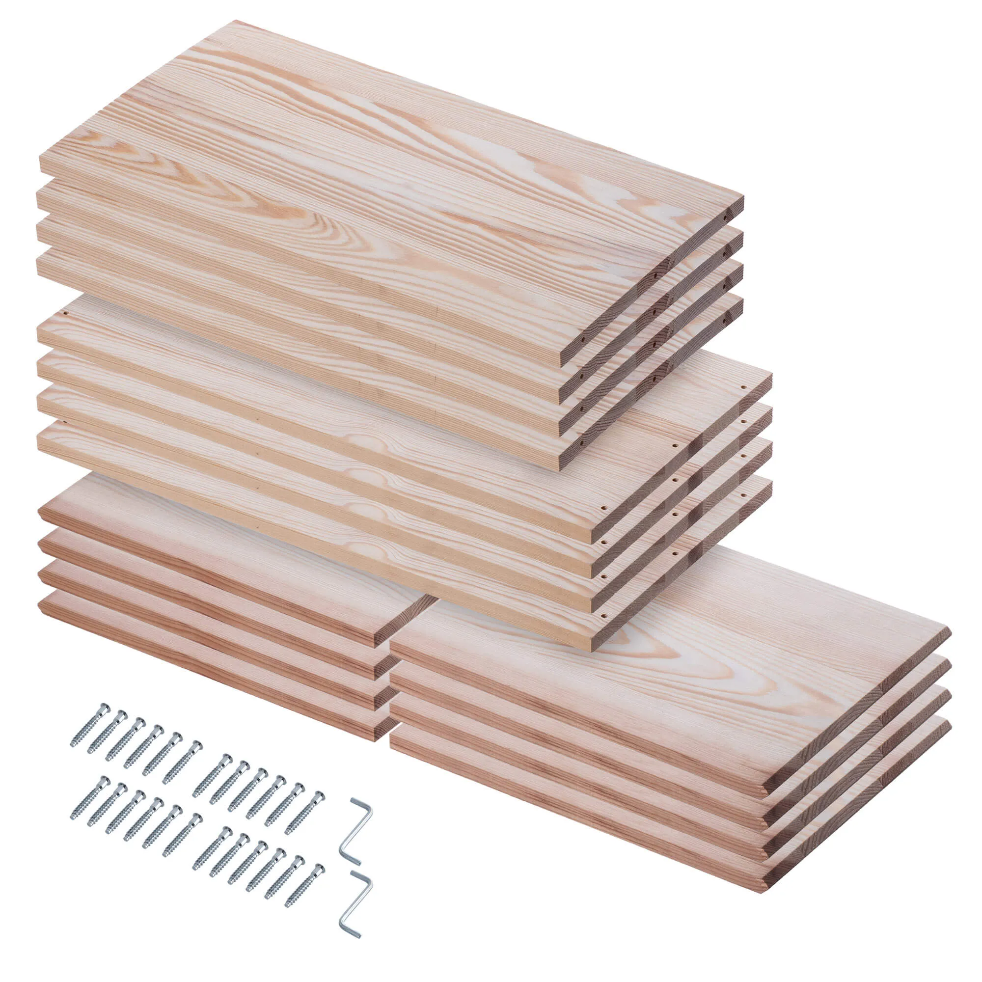 „Loreo X“ vyno lentynėlė, medinė, šviesiai ruda, 2 vnt.