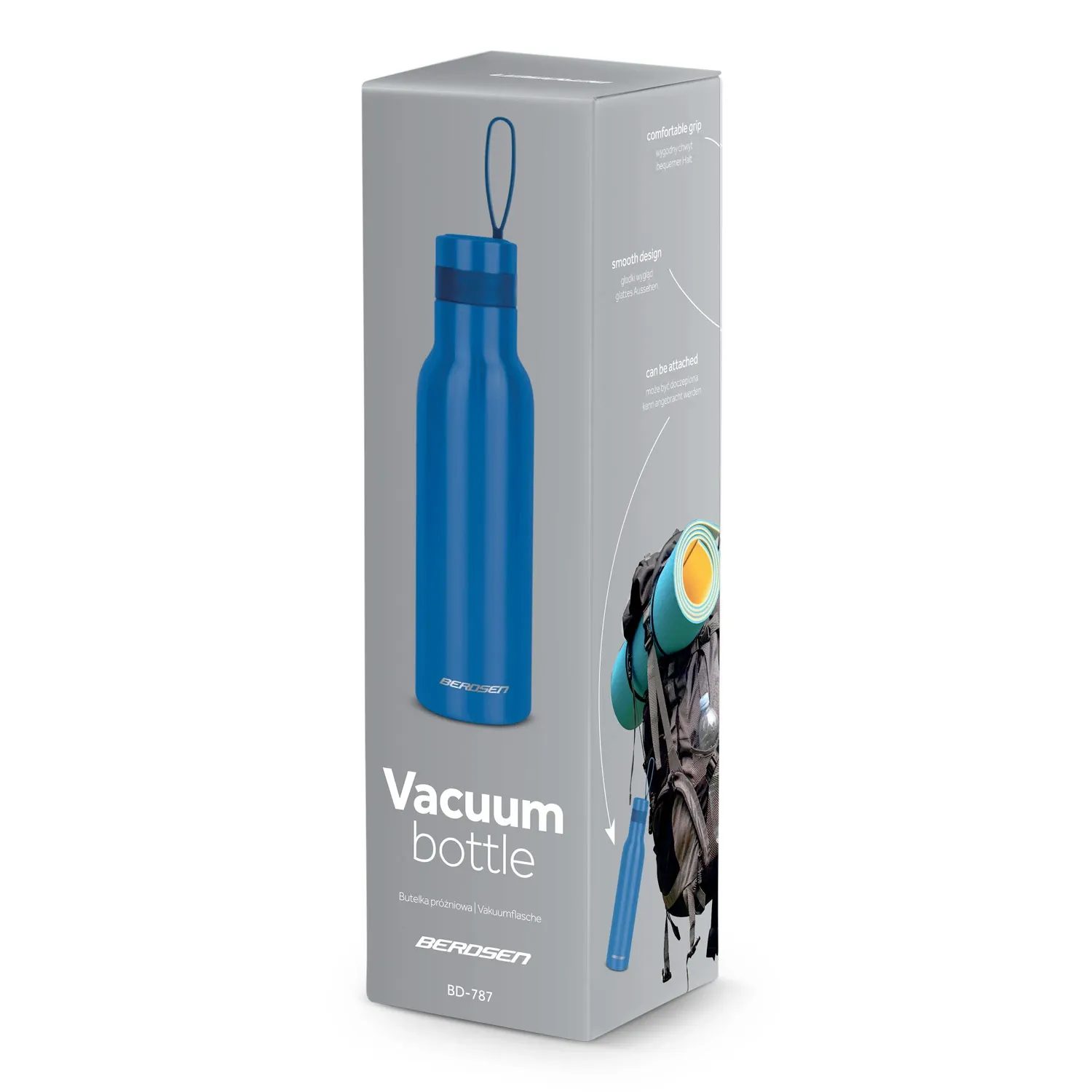 Vakuuminis termosas 500 ml BD-787 tamsiai mėlynas - nuotrauka 1