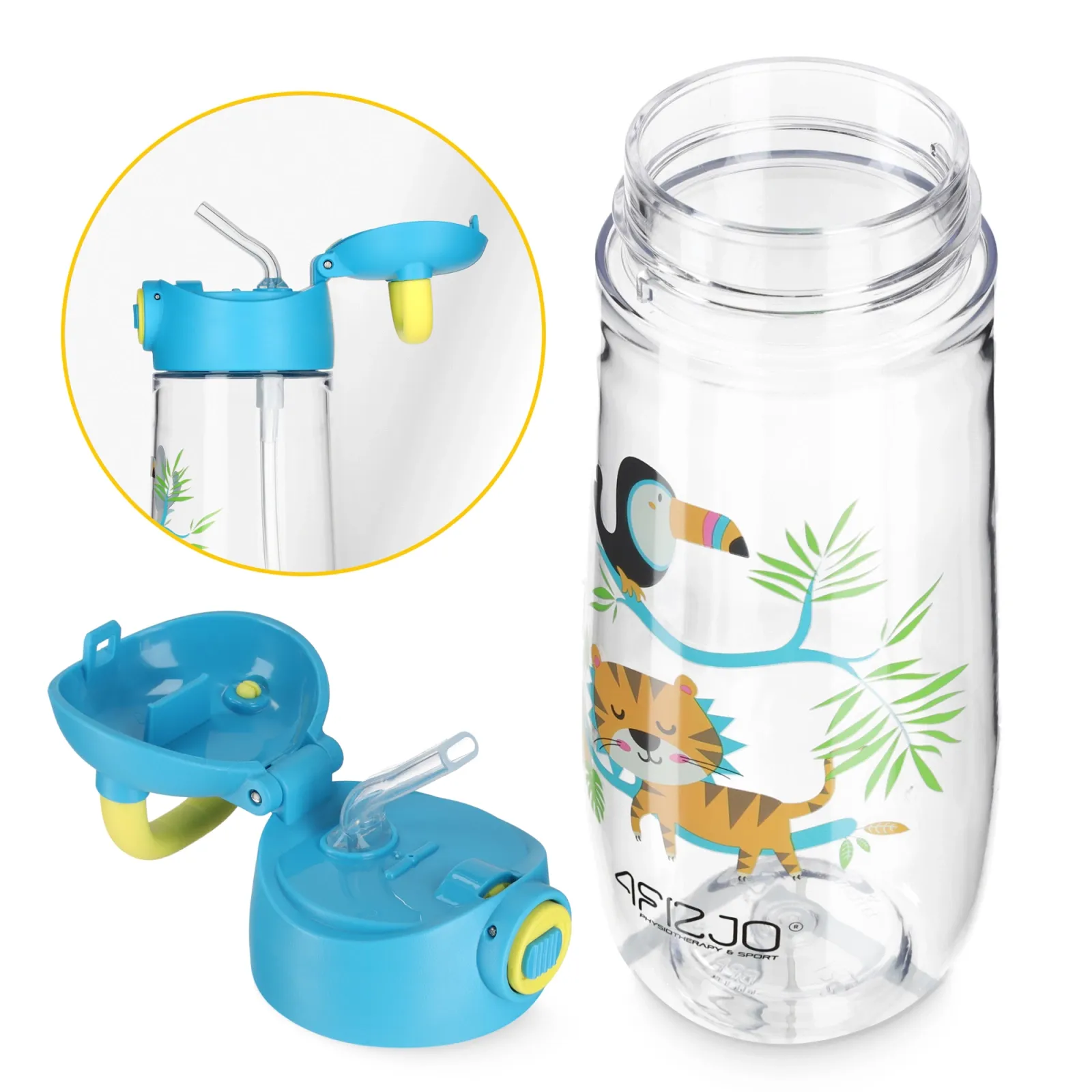JUNGLE vaikiškas vandens buteliukas 550 ml