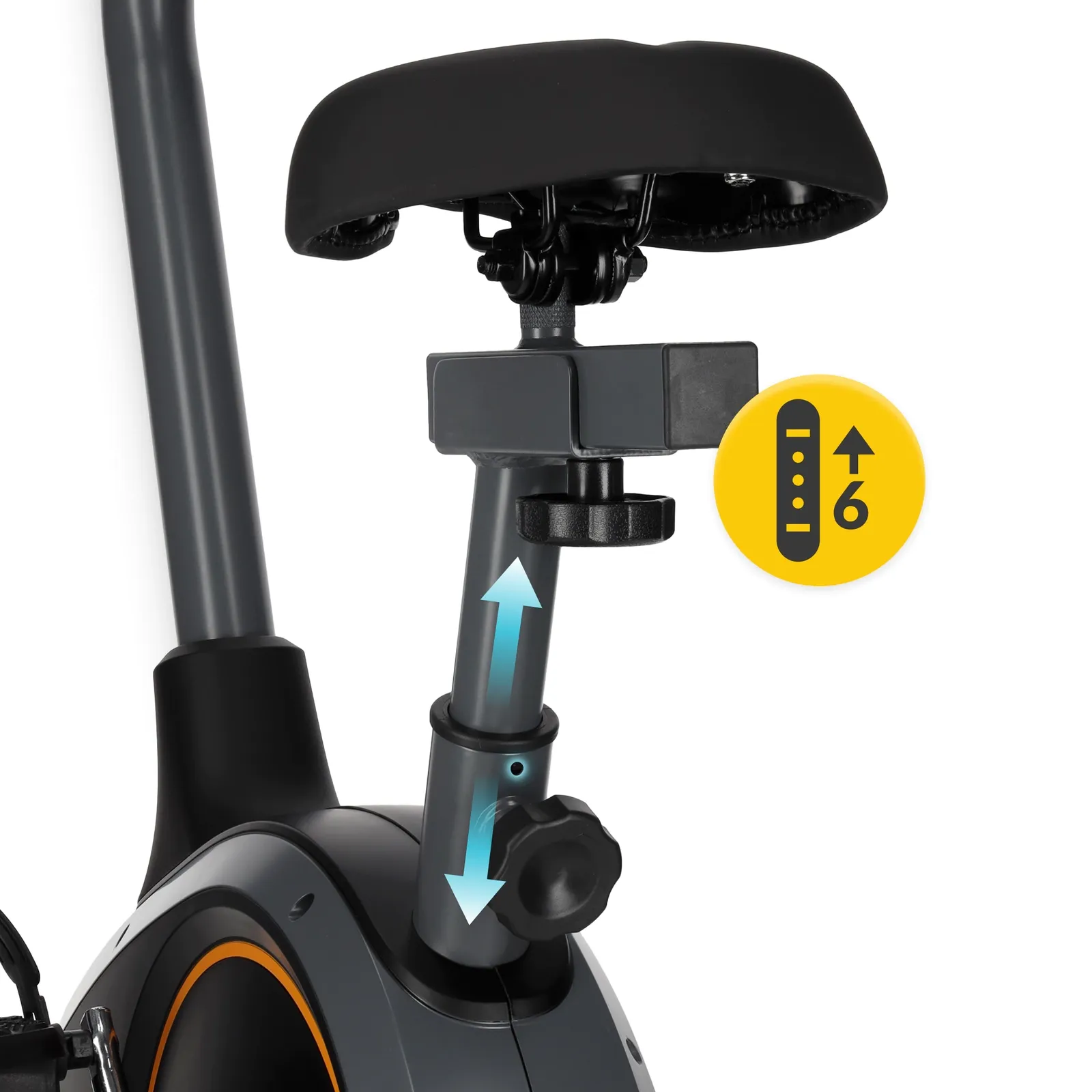 EVO+ oranžinis magnetinis treniruoklis dviračiui