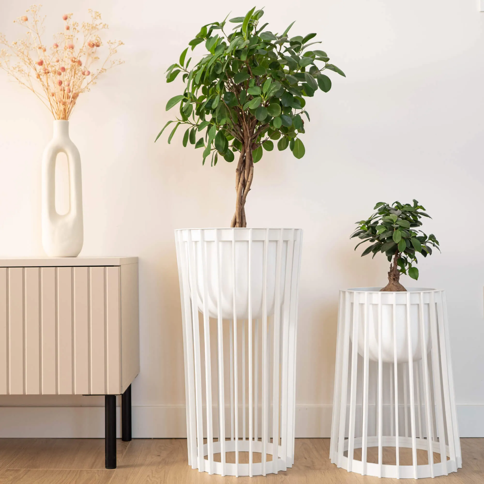 Aytre gėlių lysvės įdėklas 24 cm baltas