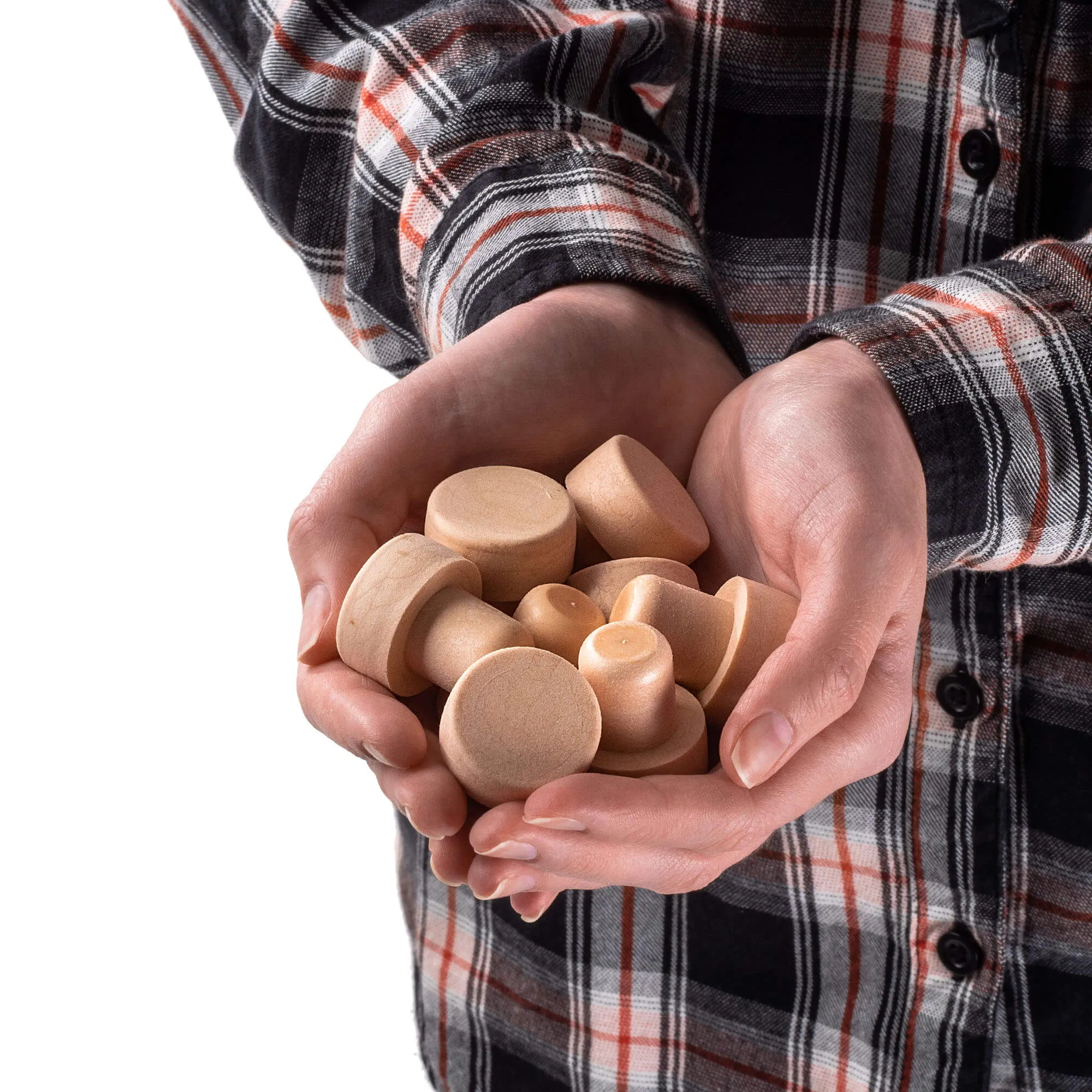 „Velletri“ vyno butelio kamštis, sintetinis grybo formos, 17,5 mm, 50 vnt.