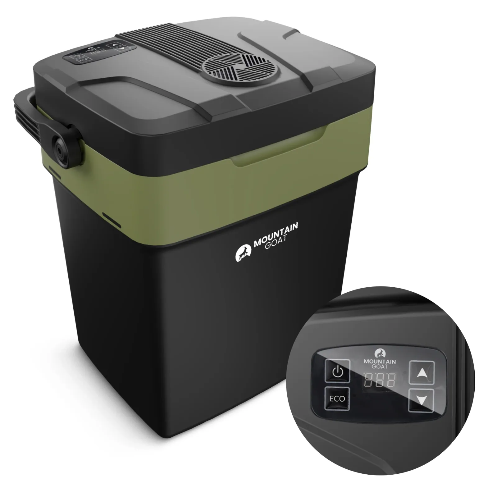 „Mountain Goat“ 29 litrų elektrinis kelioninis aušintuvas