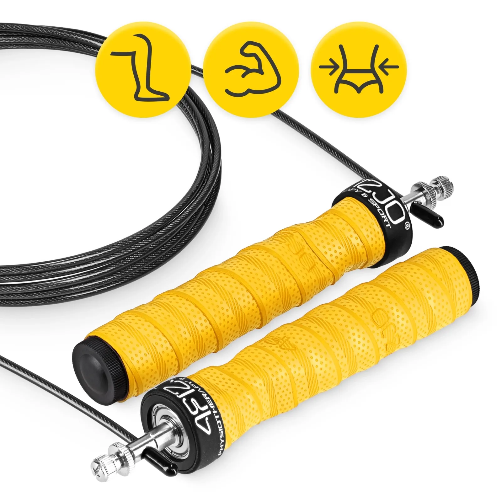 3 m geltona svertinė bokso šokdynė