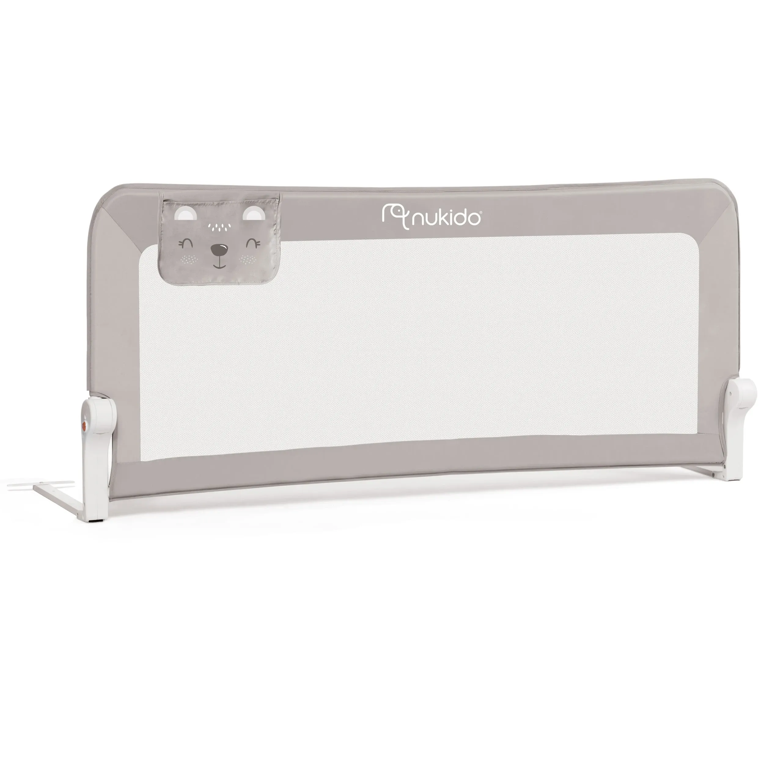 Apsauginis lovos turėklas 150 x 66 x 35 cm, Nukido, pilkas - nuotrauka 1