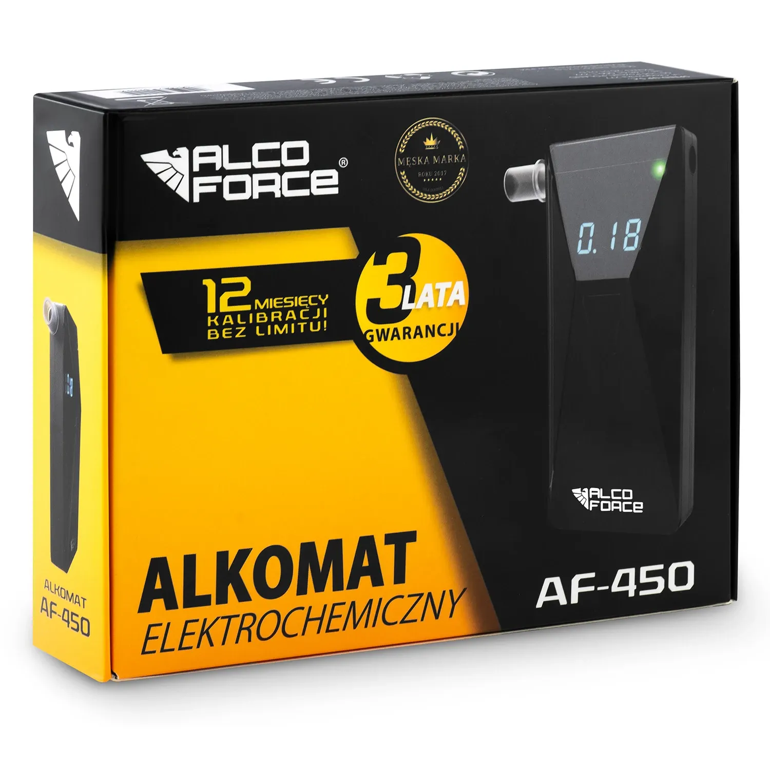 „AlcoForce AF450“ elektrocheminis alkotesteris - nuotrauka 1