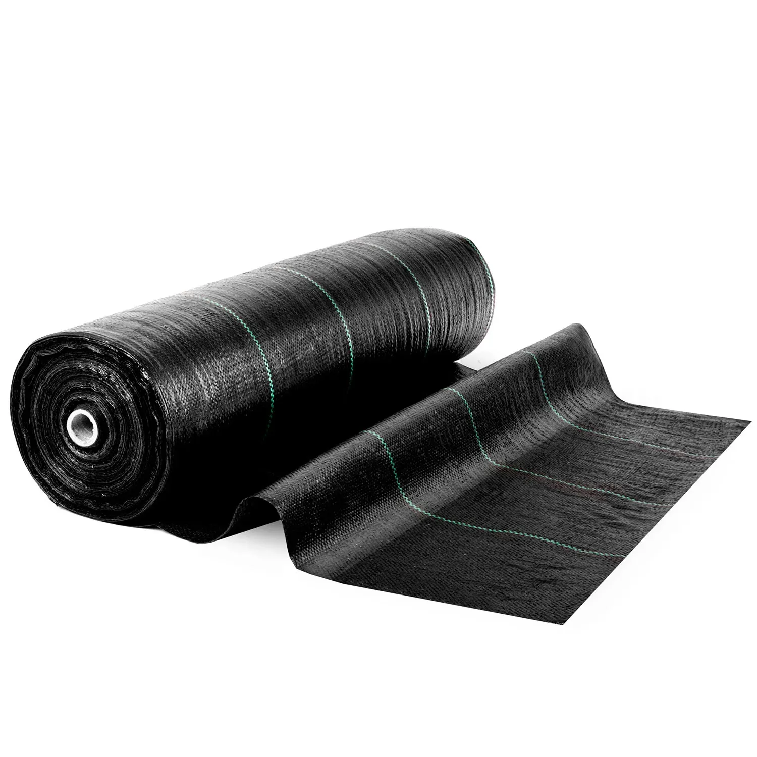 Sodo agrotekstilė 1,6 m x 50 m 70 g/m2 + 50 „Plonos“ kaiščių - juoda - nuotrauka 1