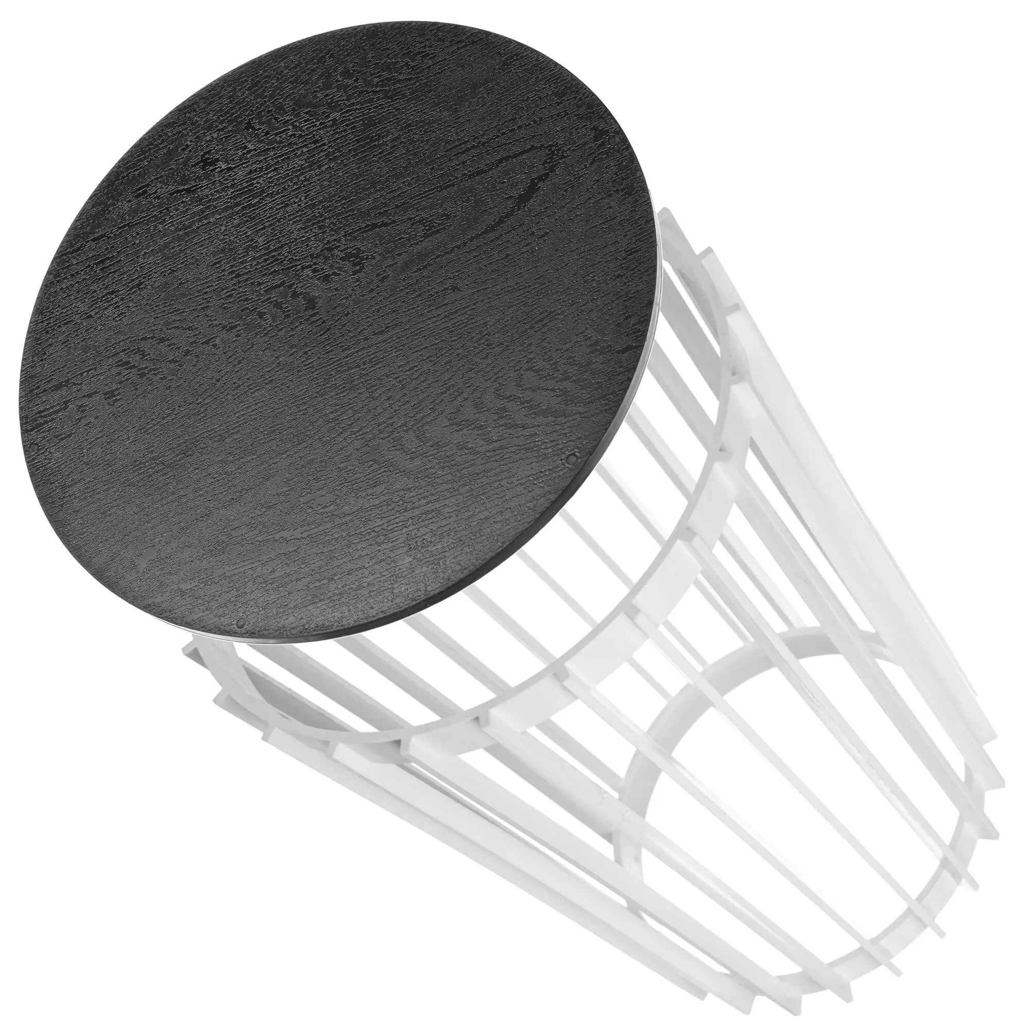 Aytre dvipusis augalų stovas 54 cm baltas + juodas stalviršis