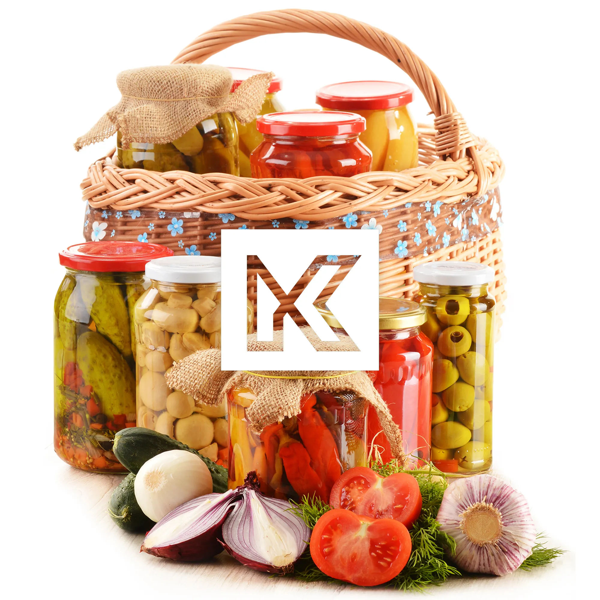 Kisko konservavimo stiklainiai 500 ml 48 vnt. 82 mm + dangteliai „Matinės juodos spalvos“