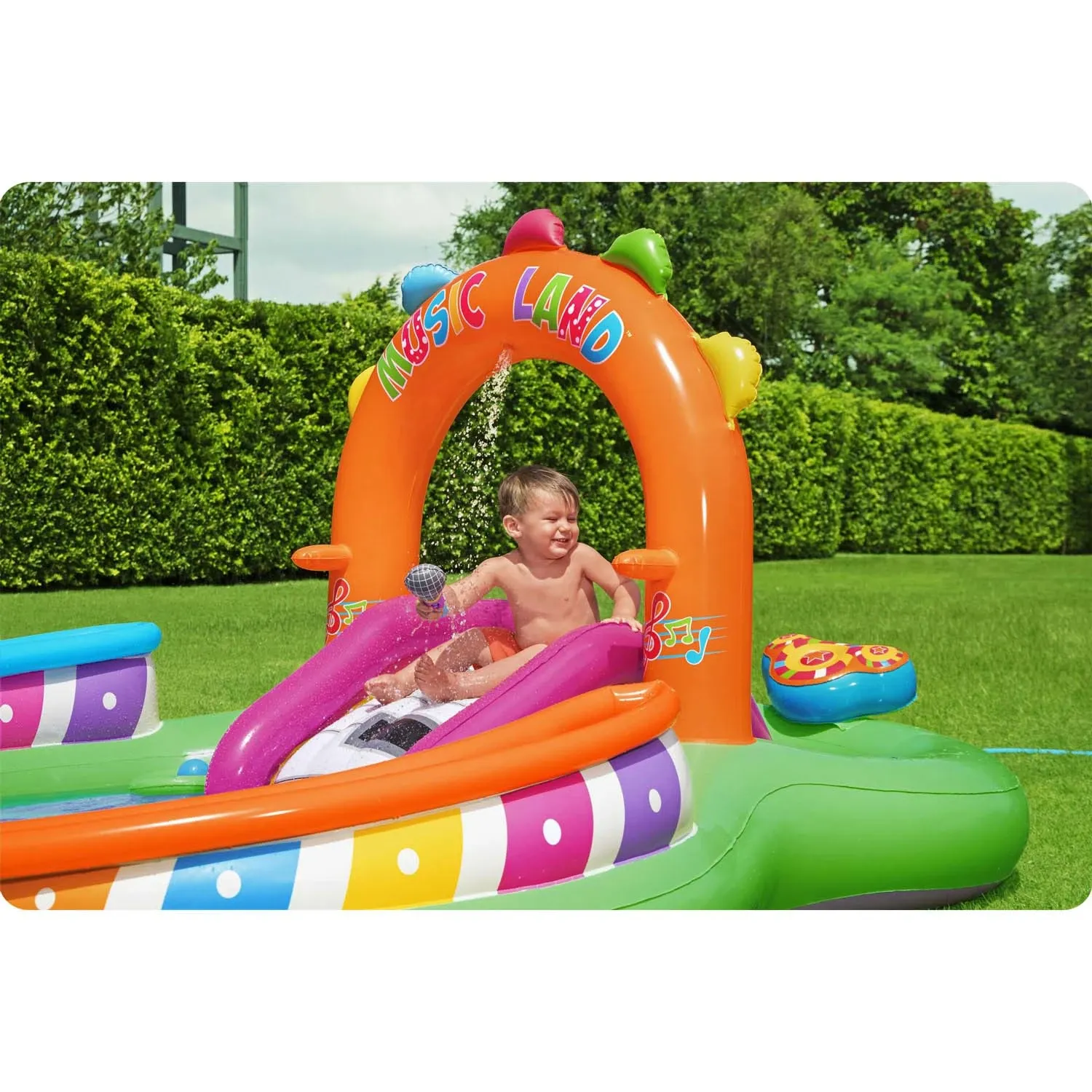 Pripučiama žaidimų aikštelė „Sing %27N splash“ 295 x 190 x 137 cm „Bestway 53117“ - nuotrauka 1